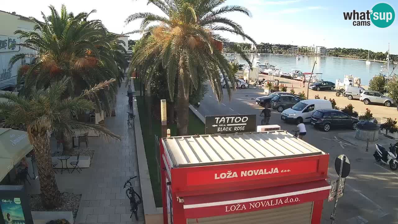 Live cam Novalja – Obala Petra Krešimira IV