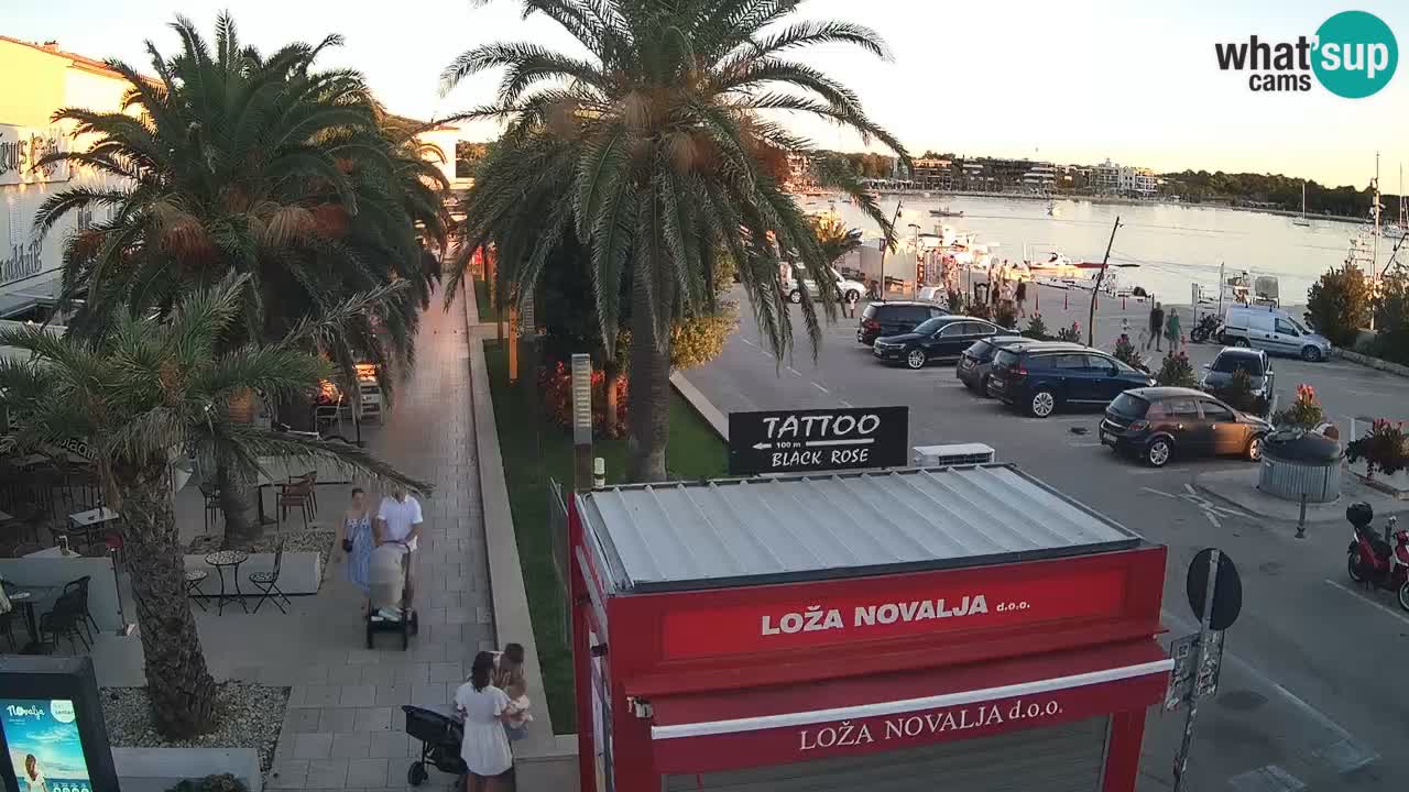 Live cam Novalja – Obala Petra Krešimira IV