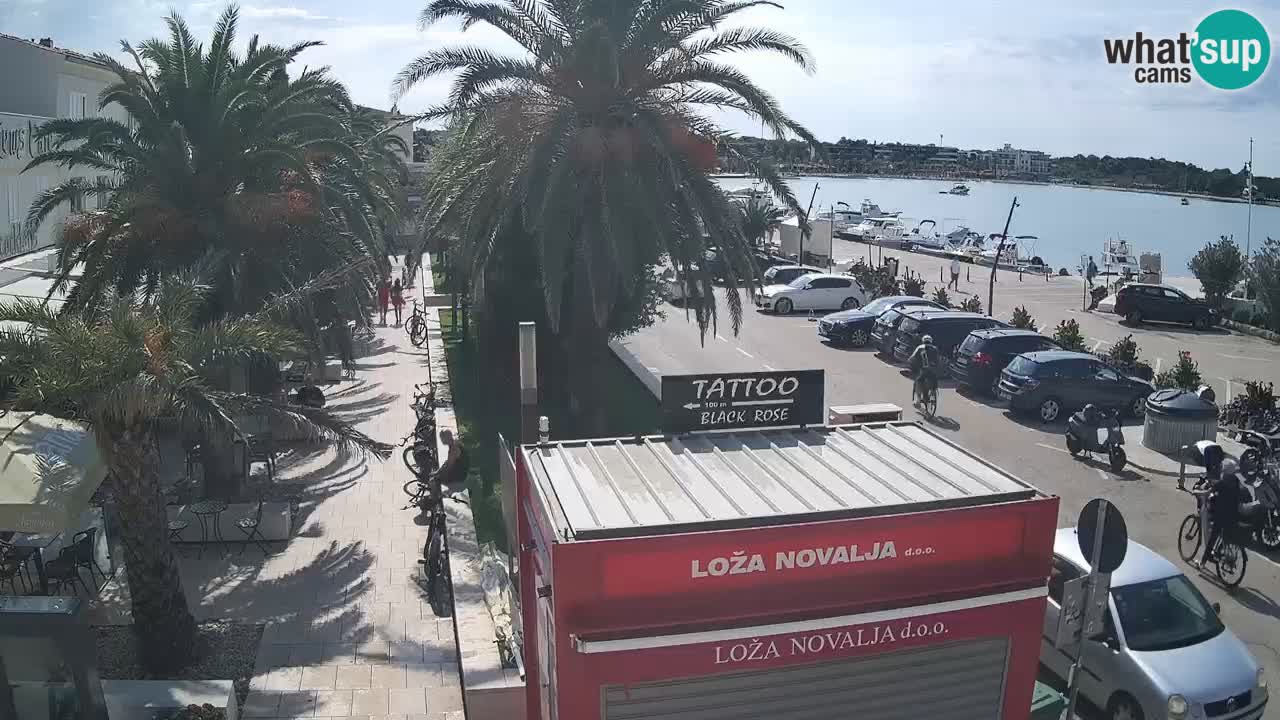 Live cam Novalja – Obala Petra Krešimira IV