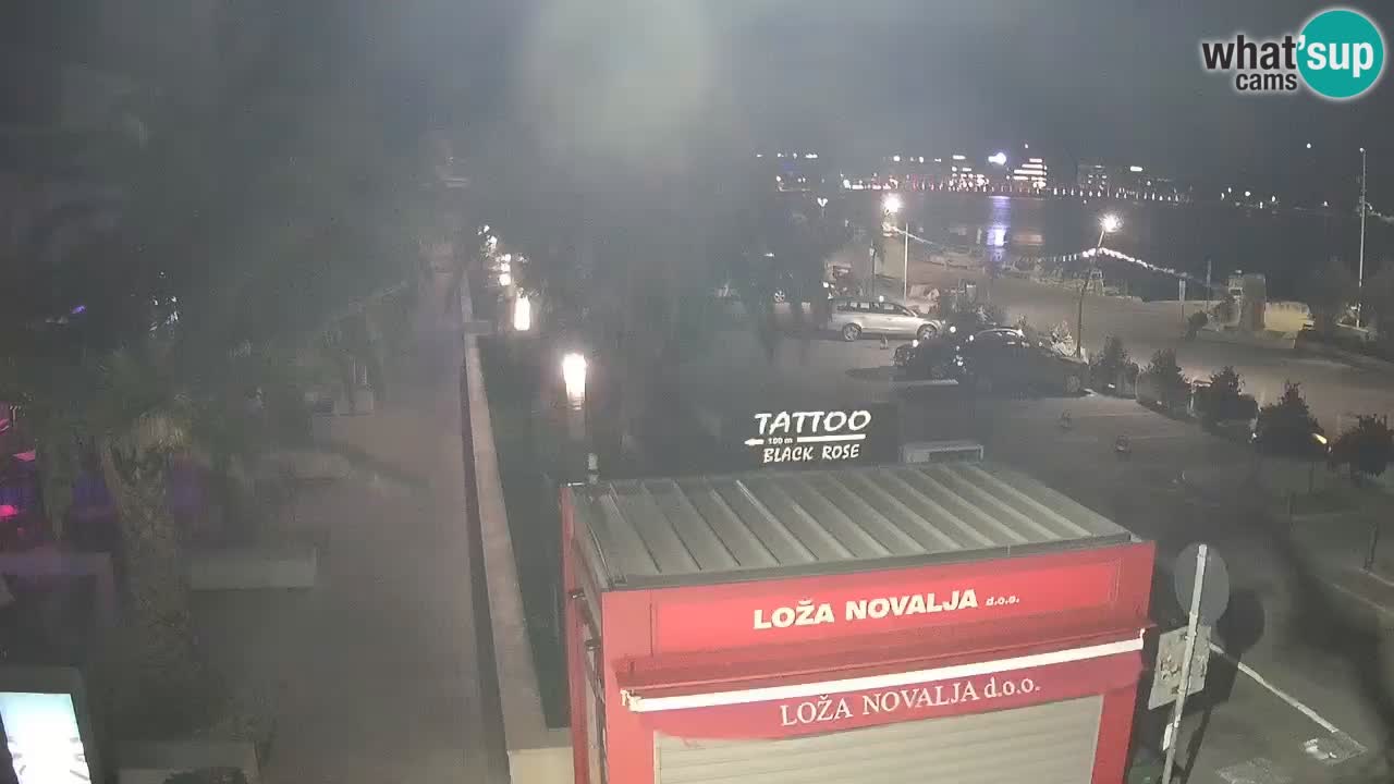 Live cam Novalja – Obala Petra Krešimira IV