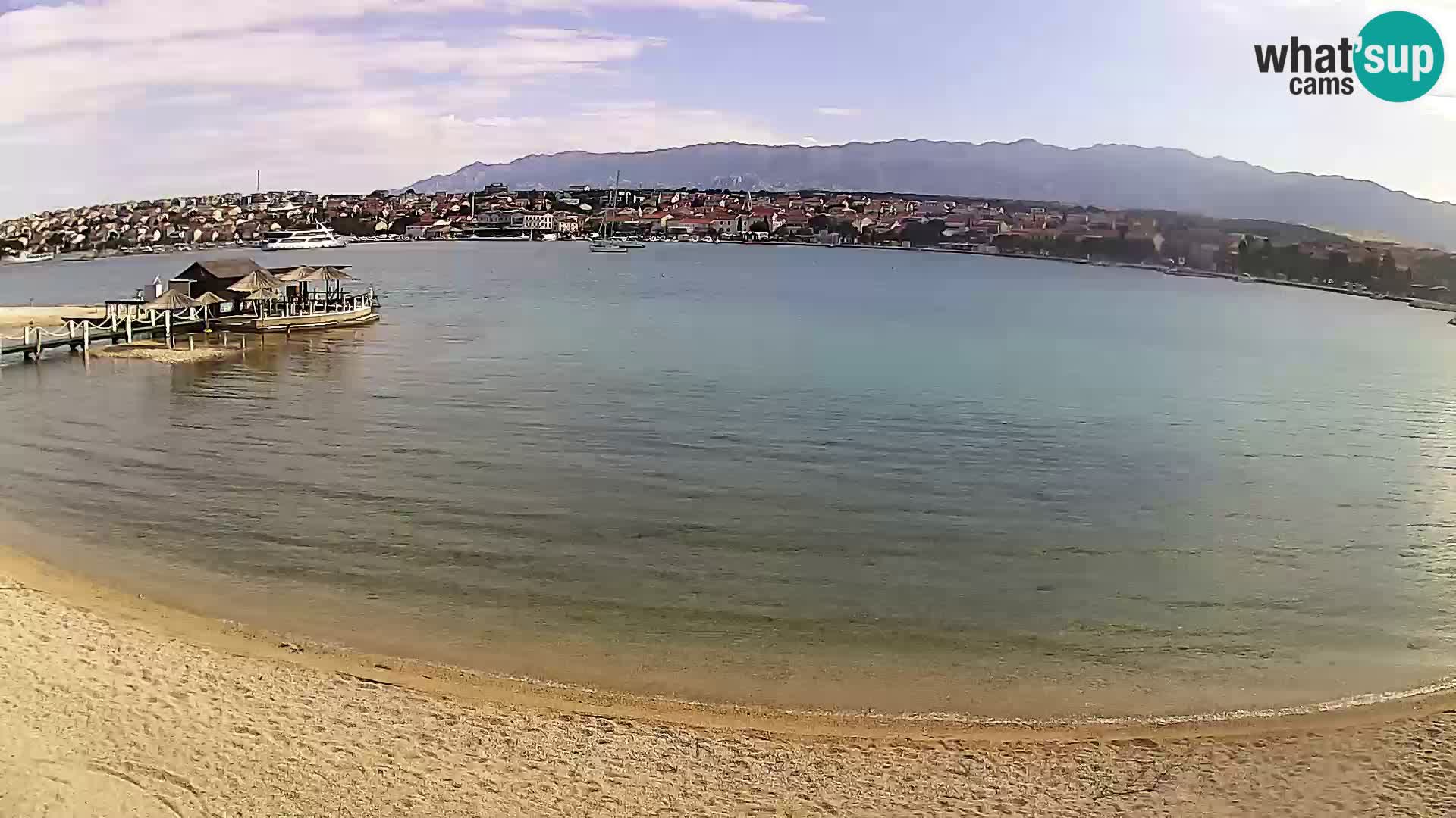 Novalja Kamera v živo – mestna plaža