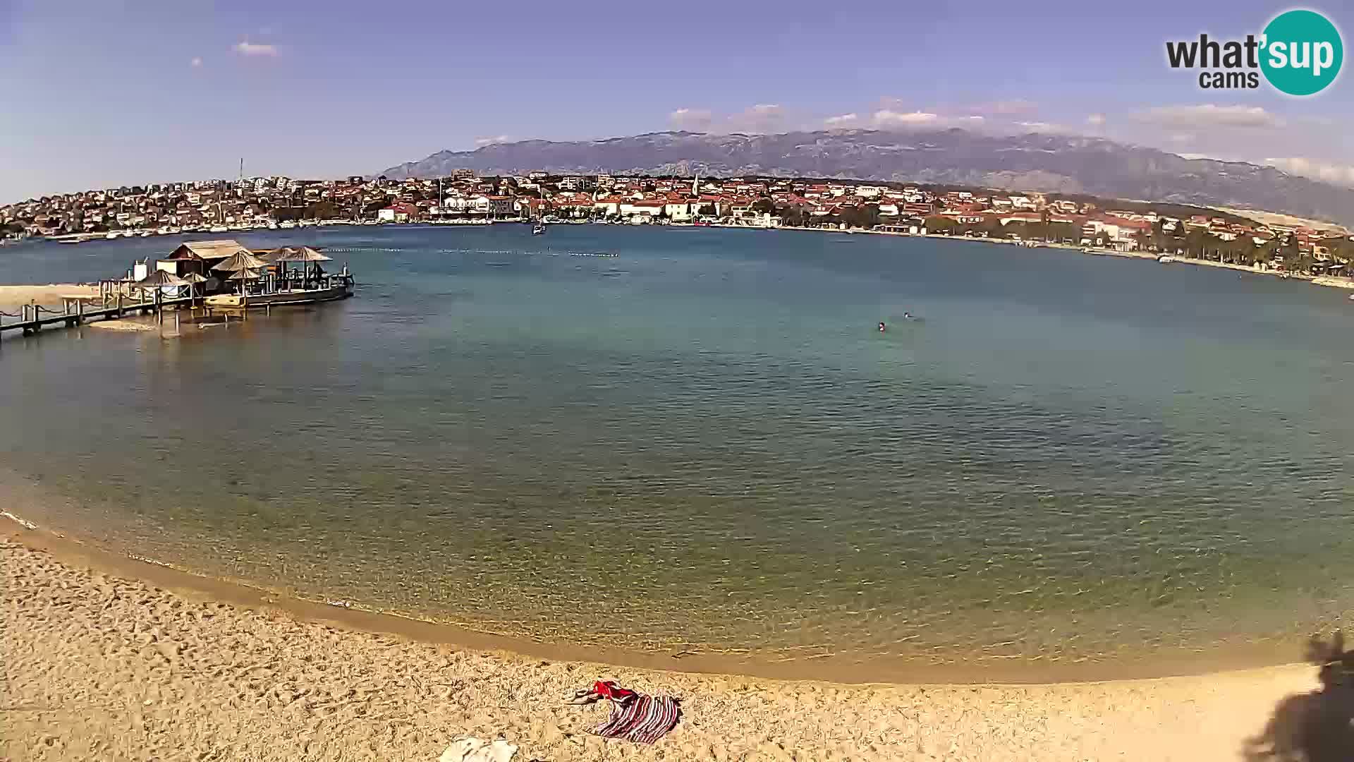 Novalja Kamera u živo – gradska plaža