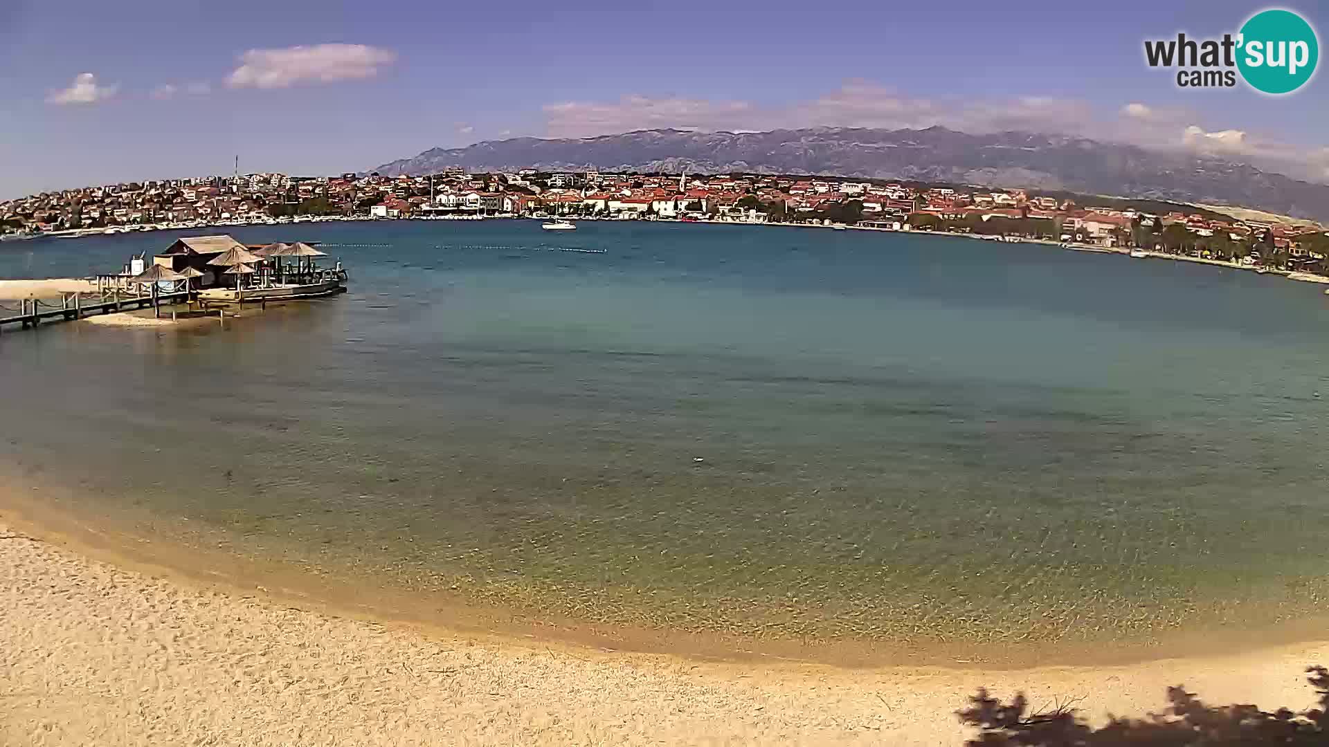 Novalja Kamera v živo – mestna plaža