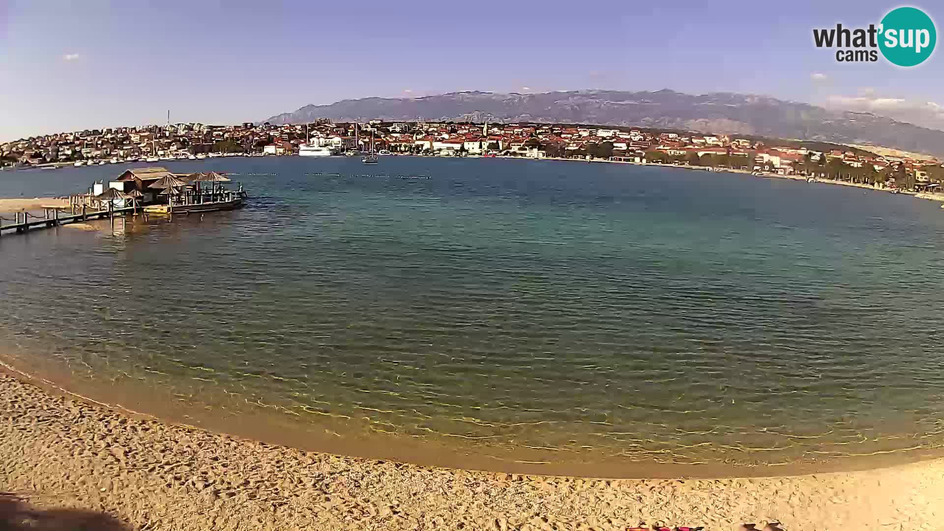 Live webcam Novalja – The Town beach