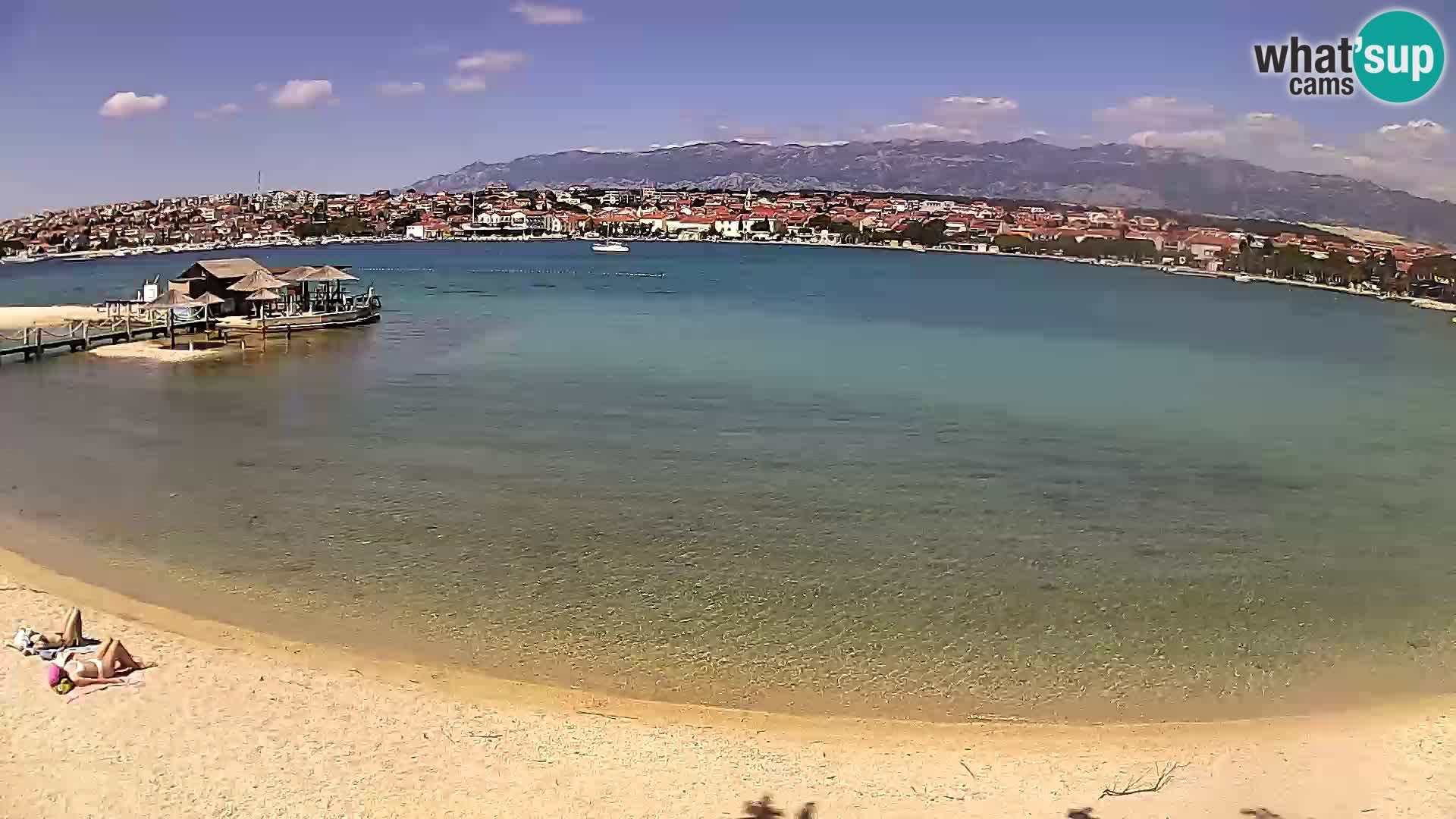 Live webcam Novalja – The Town beach