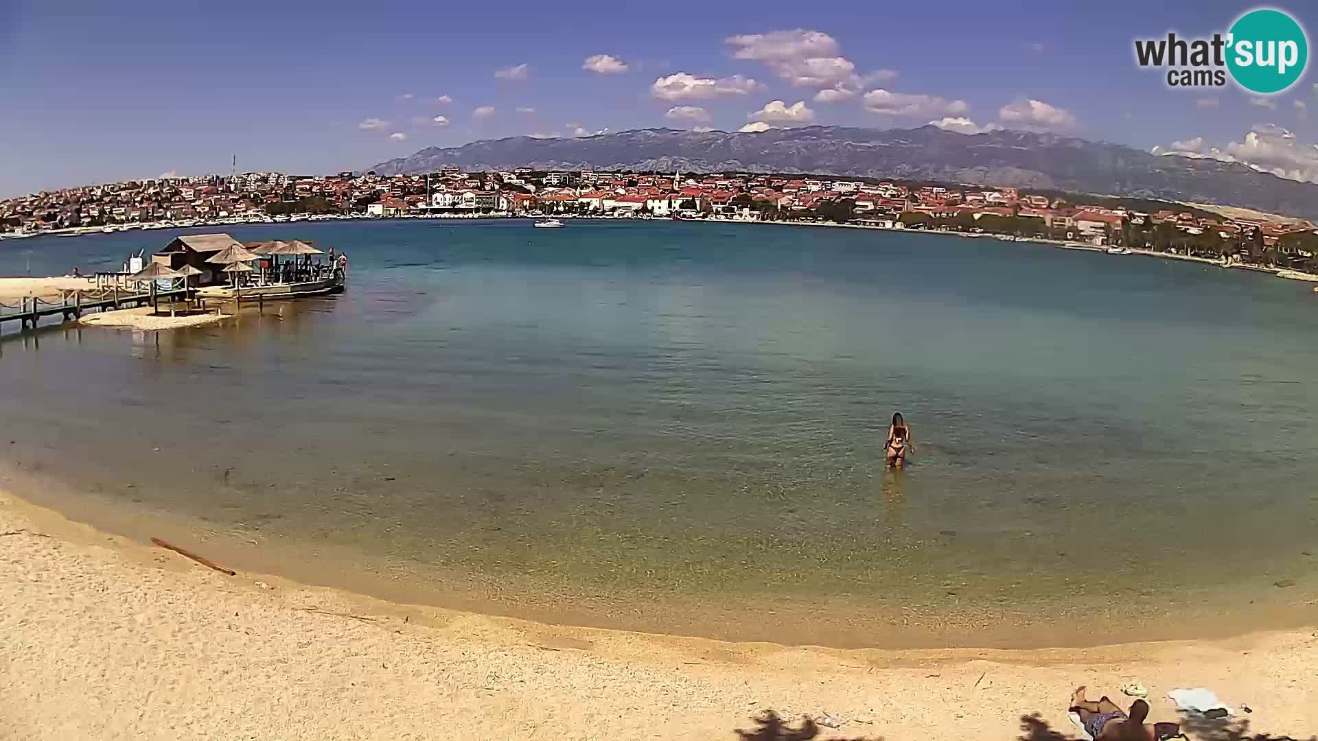 Novalja Kamera u živo – gradska plaža