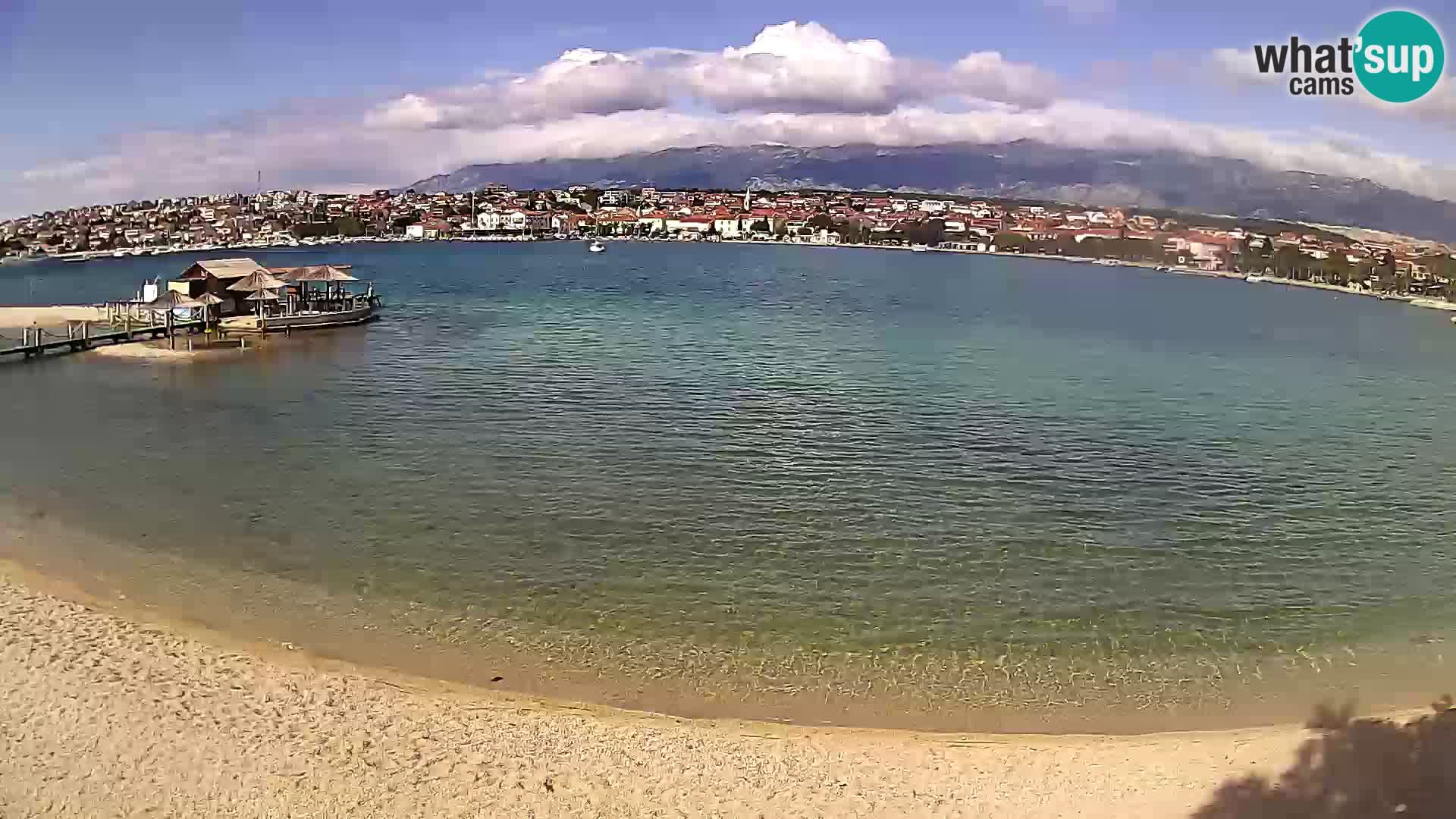 Live webcam Novalja – The Town beach