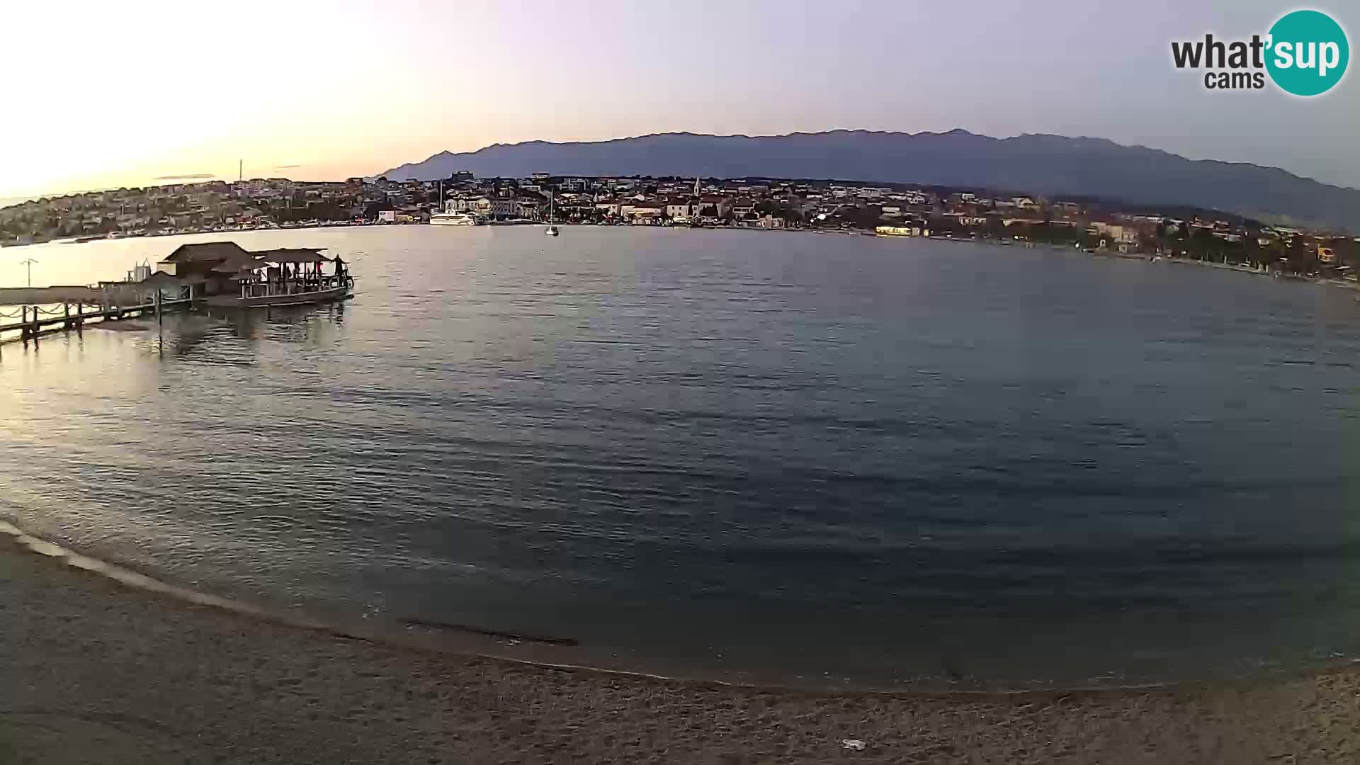 Live webcam Novalja – The Town beach