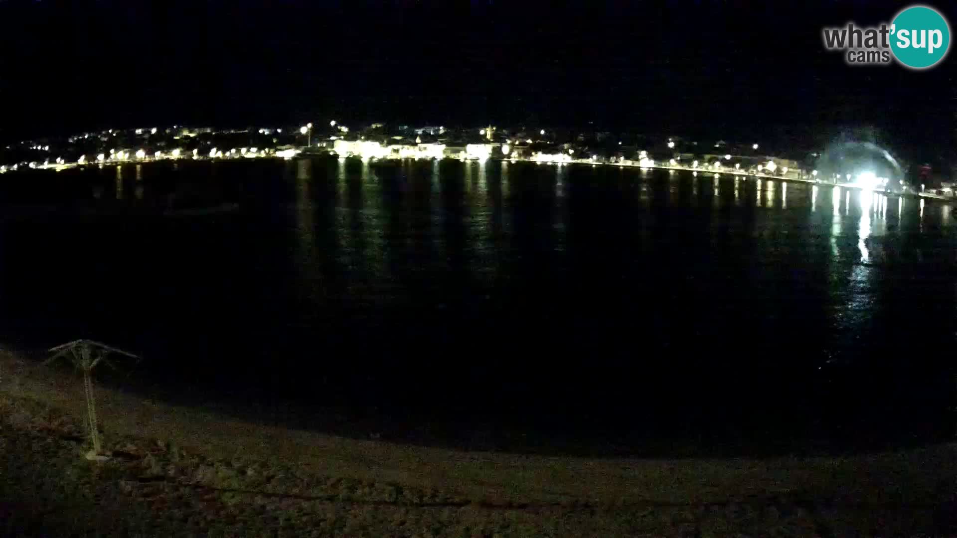 Novalja webcam – spiaggia cittadina