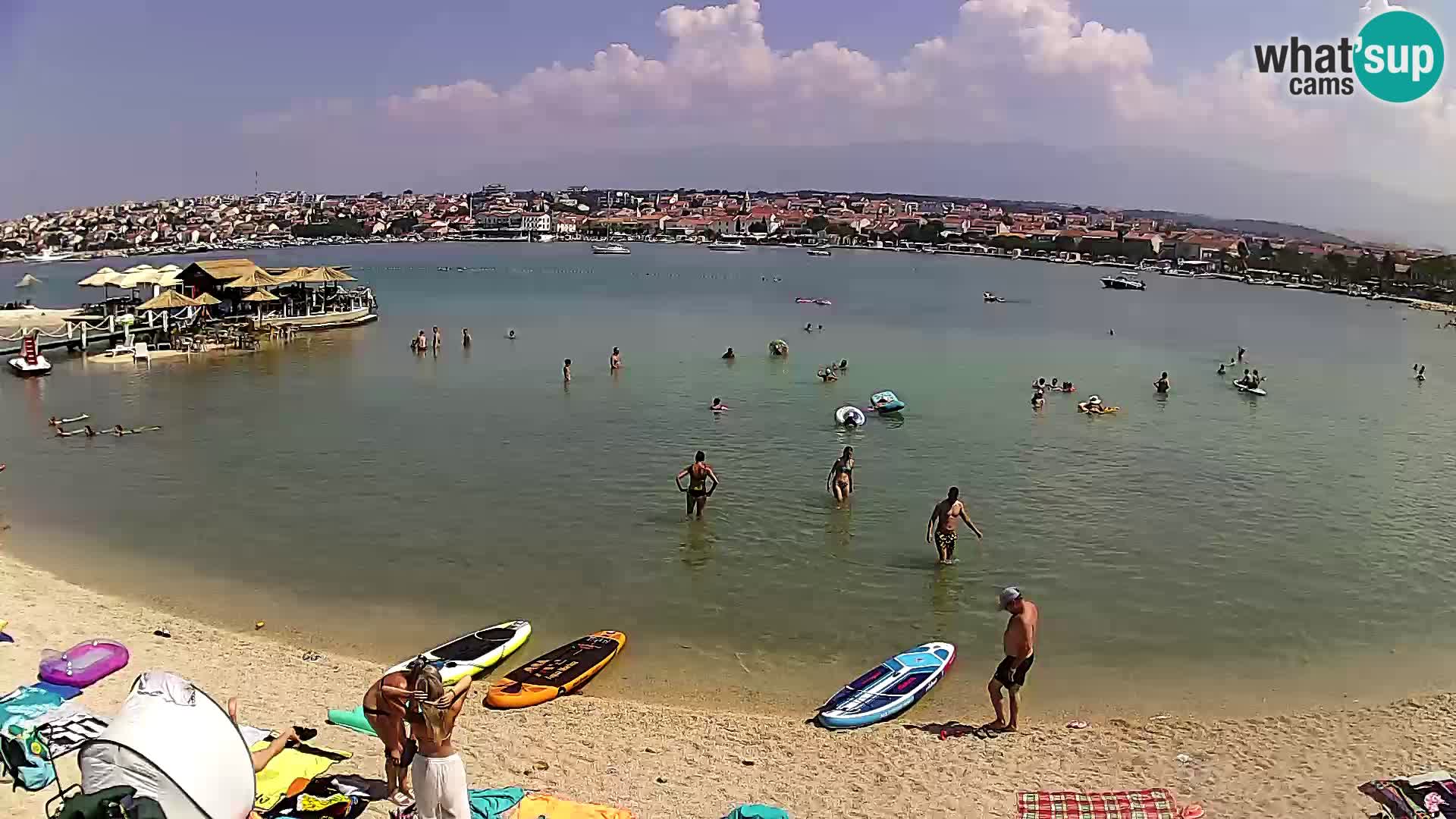 Novalja livecam – plage de la ville