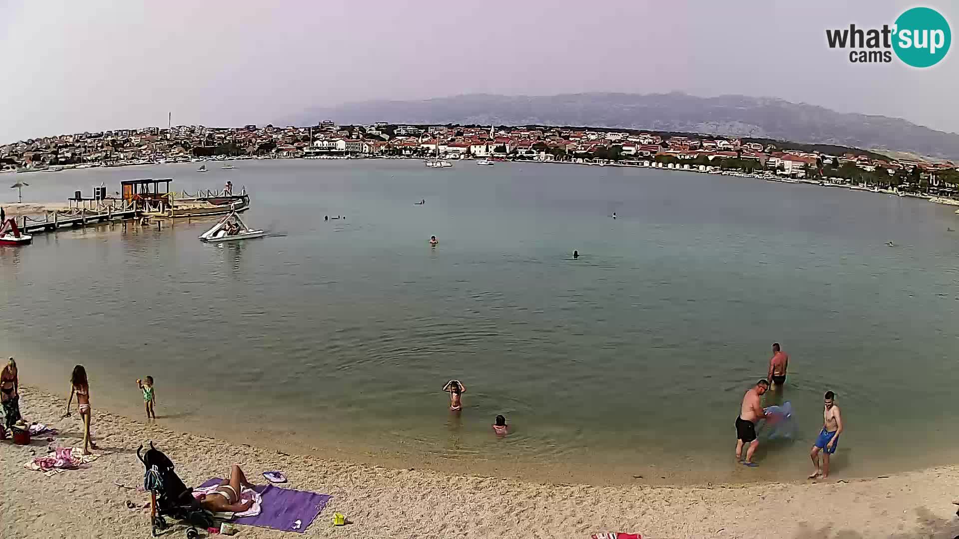 Novalja Kamera u živo – gradska plaža