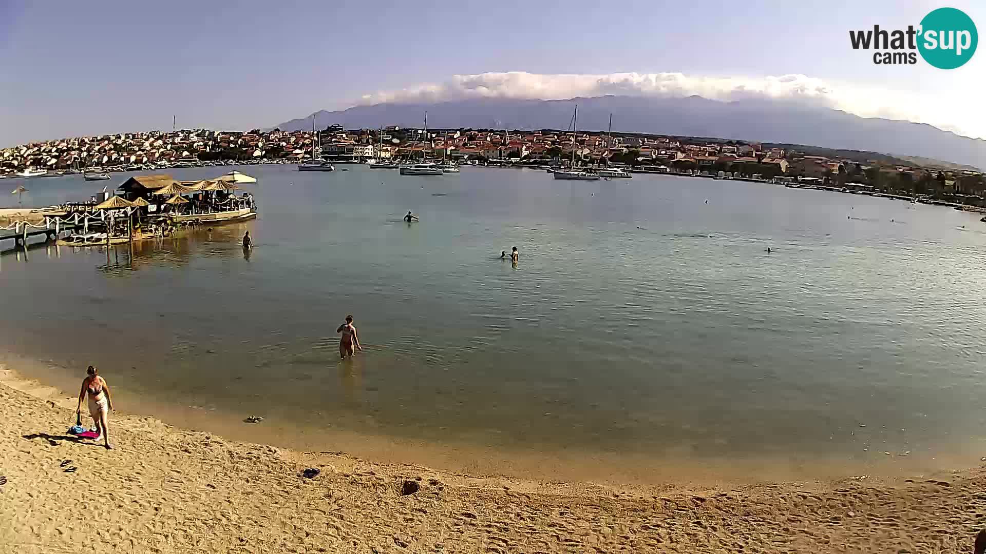 Novalja Kamera v živo – mestna plaža