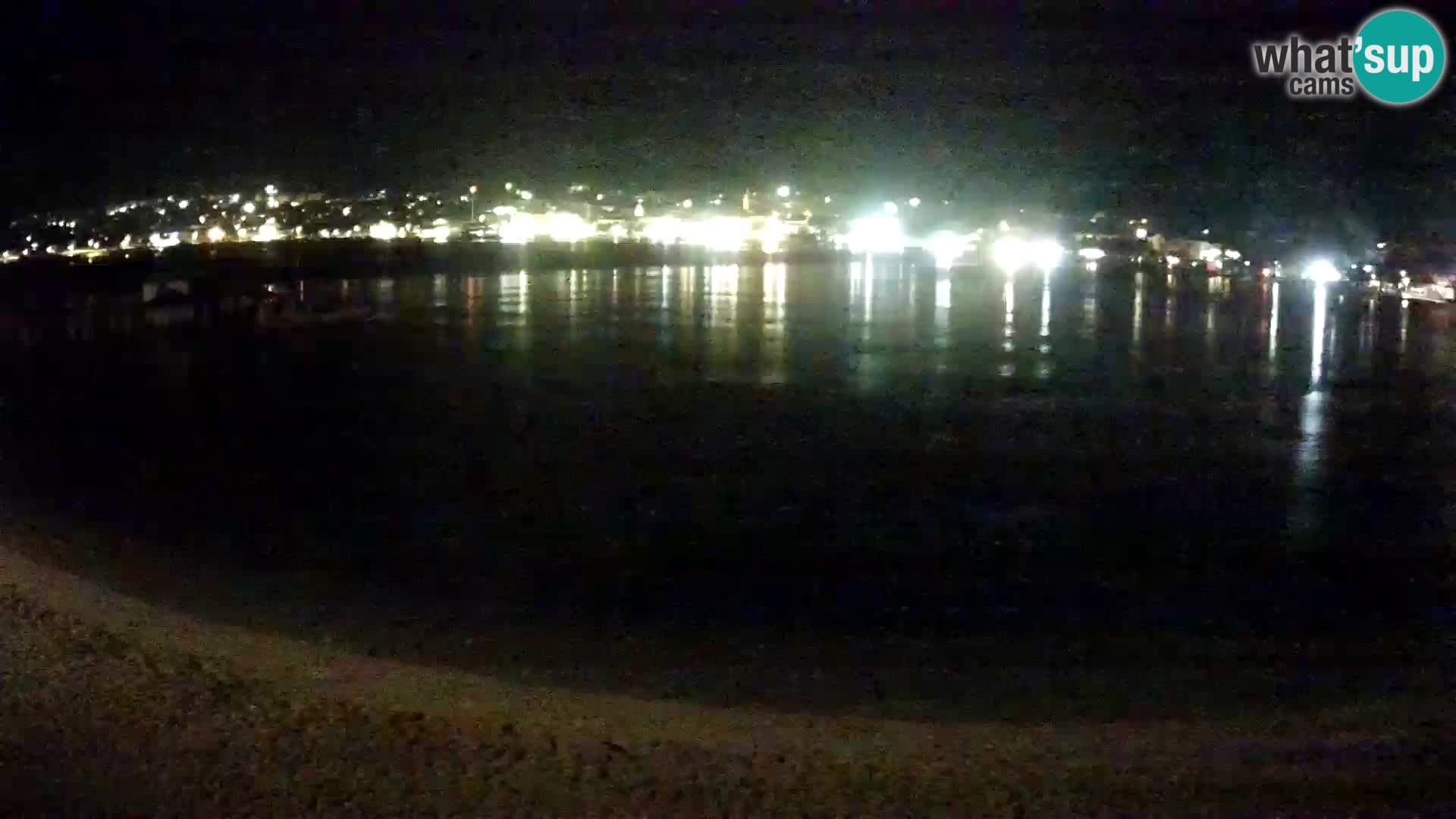 Novalja en vivo – playa de la ciudad