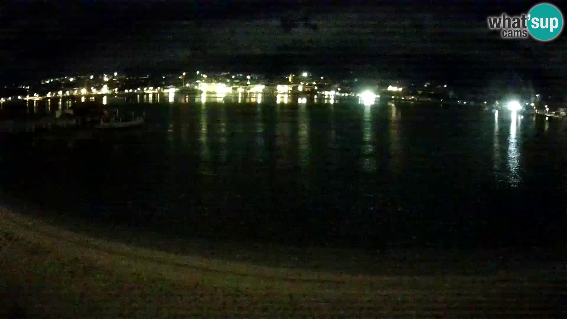 Novalja webcam – spiaggia cittadina