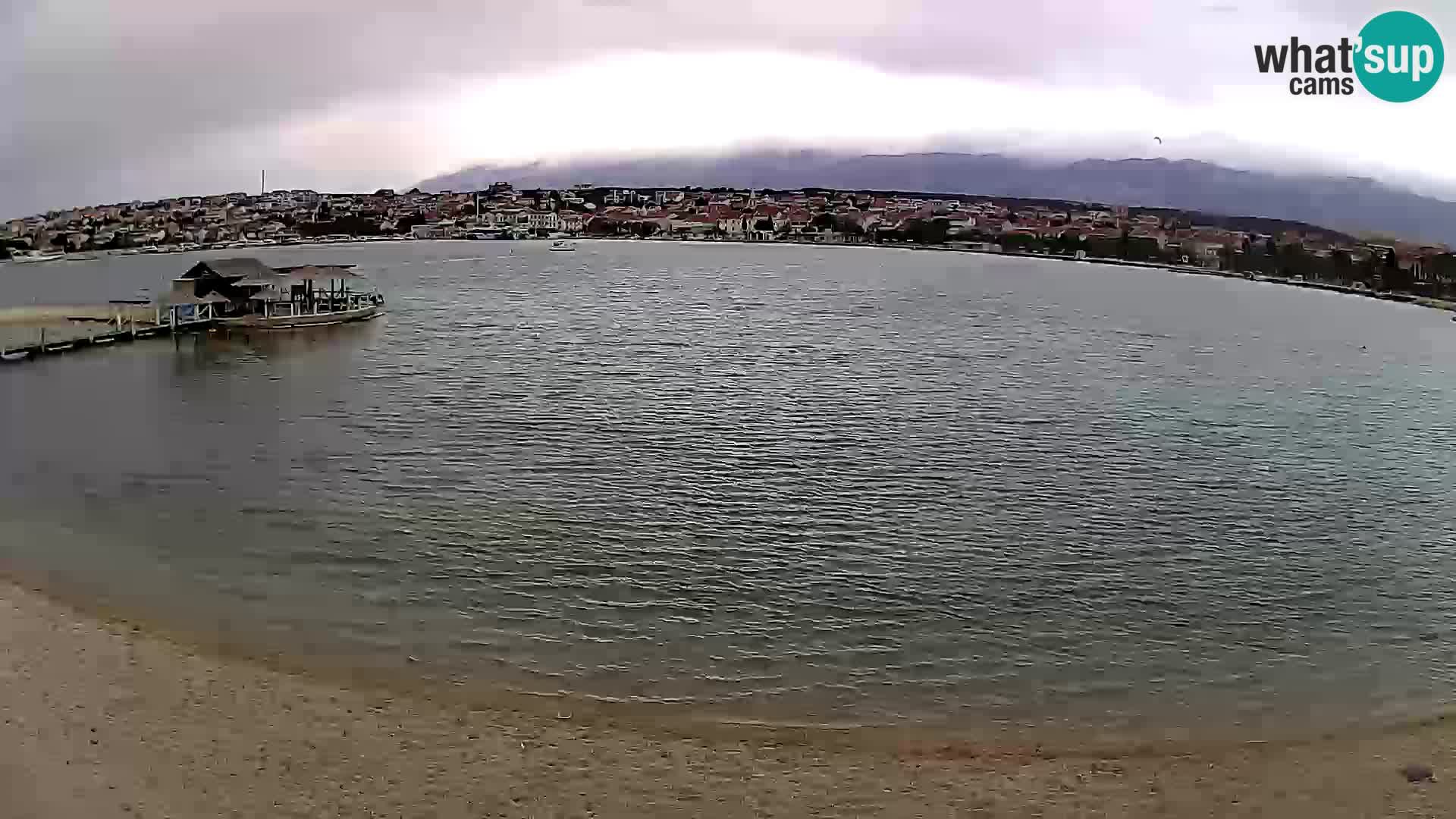 Novalja en vivo – playa de la ciudad