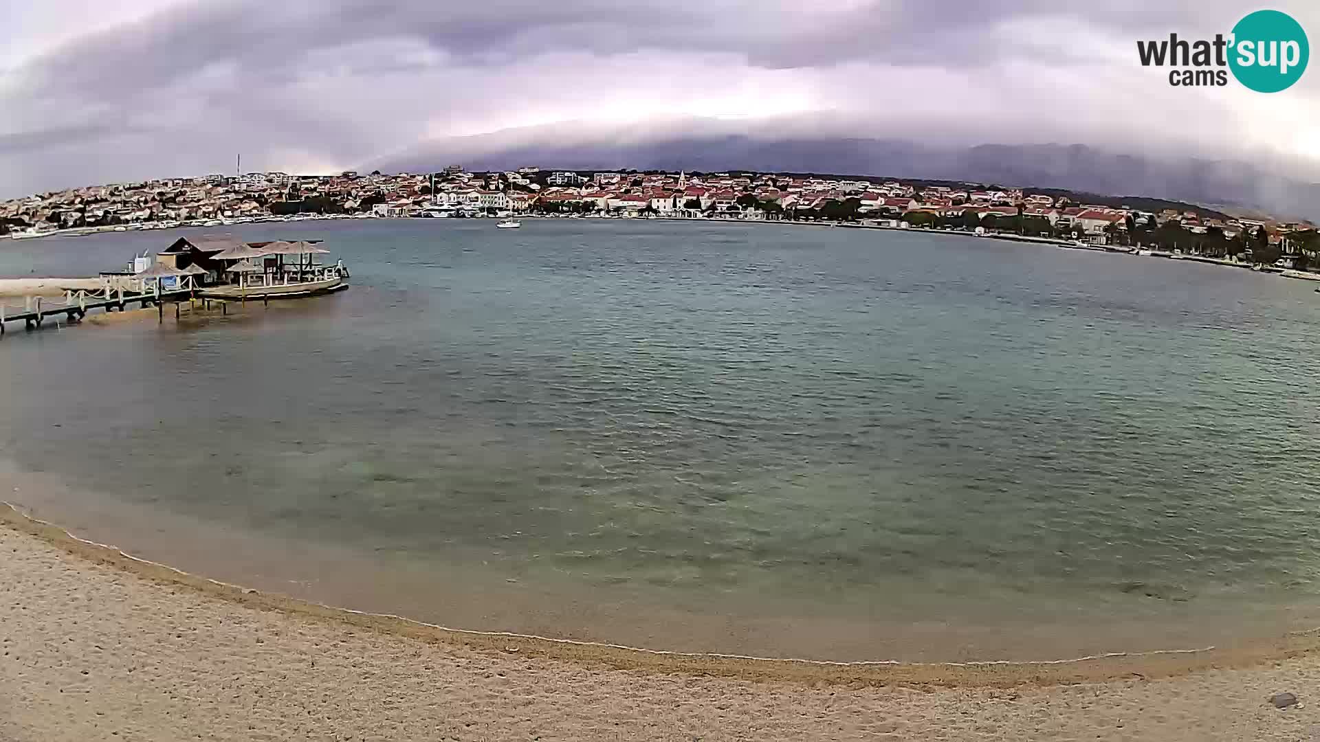 Novalja webcam – spiaggia cittadina