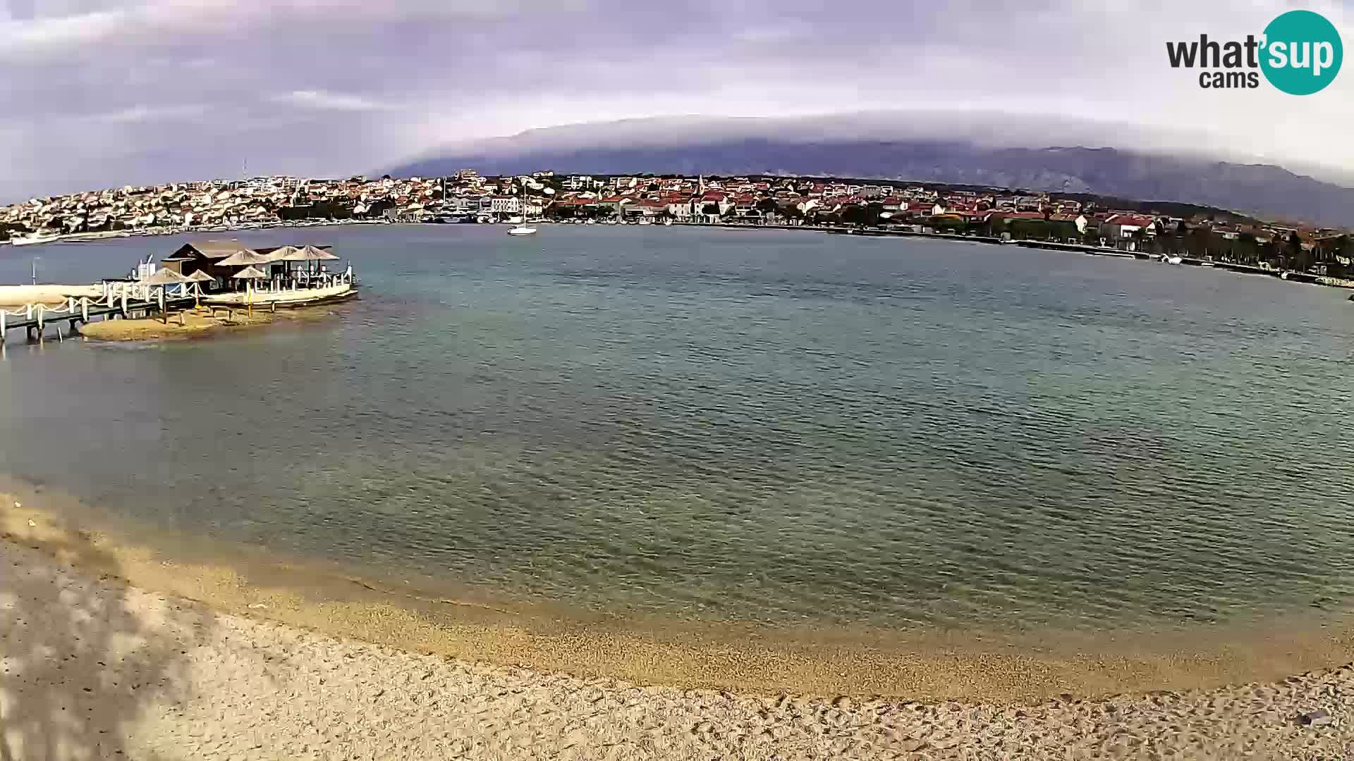 Novalja Kamera u živo – gradska plaža