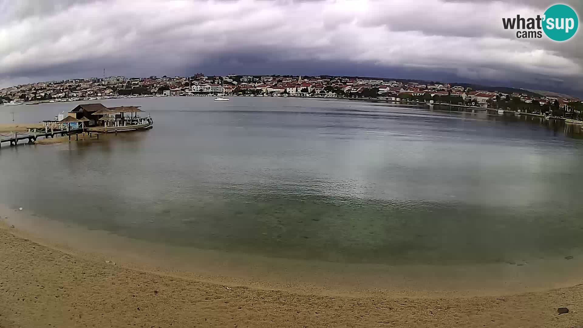 Novalja Kamera v živo – mestna plaža