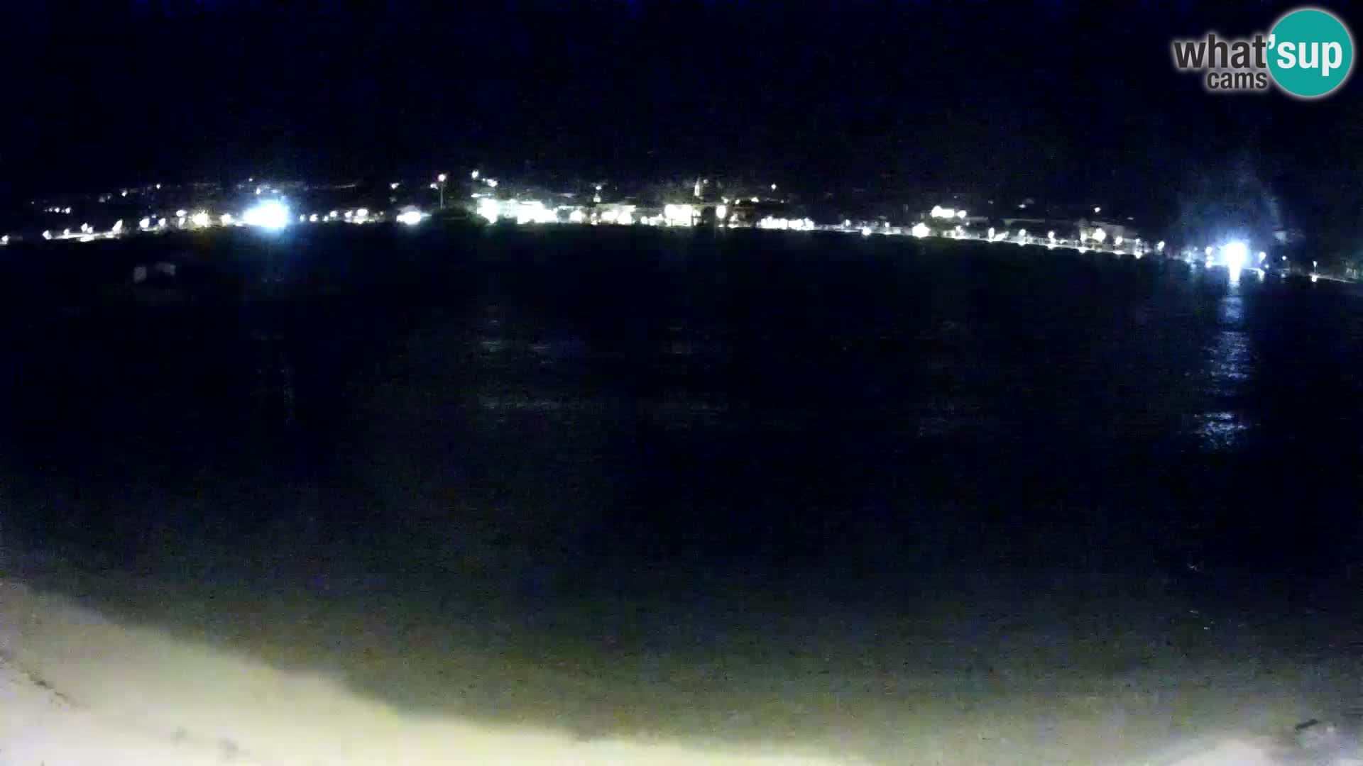 Novalja en vivo – playa de la ciudad