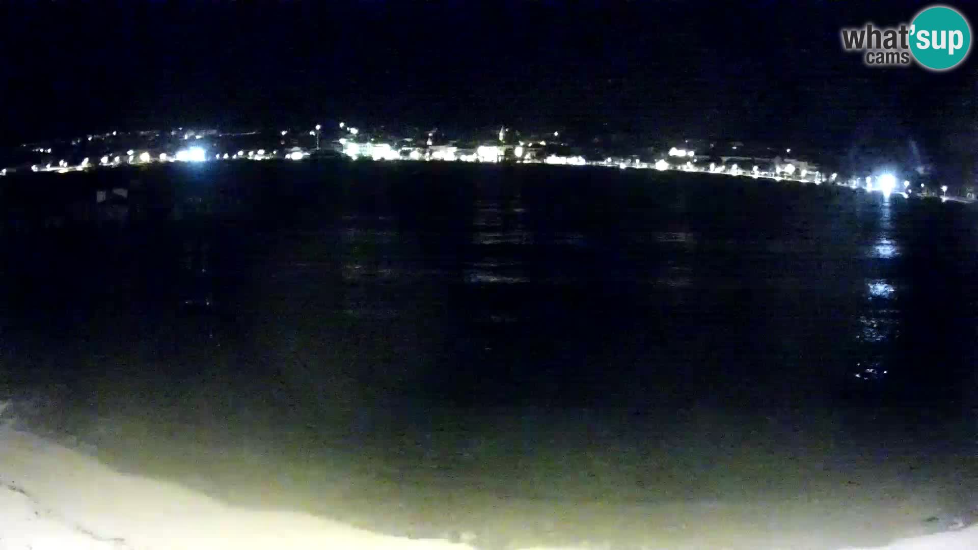 Novalja webcam – spiaggia cittadina