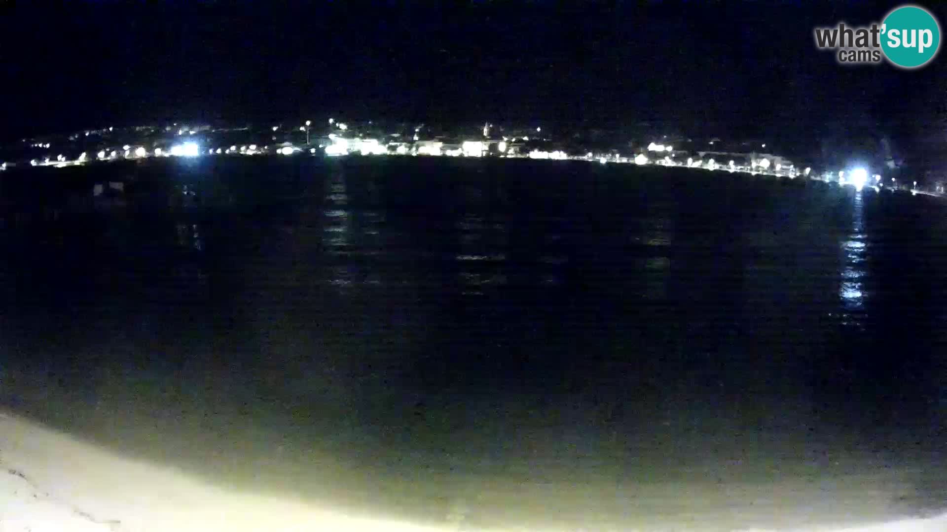 Novalja webcam – spiaggia cittadina