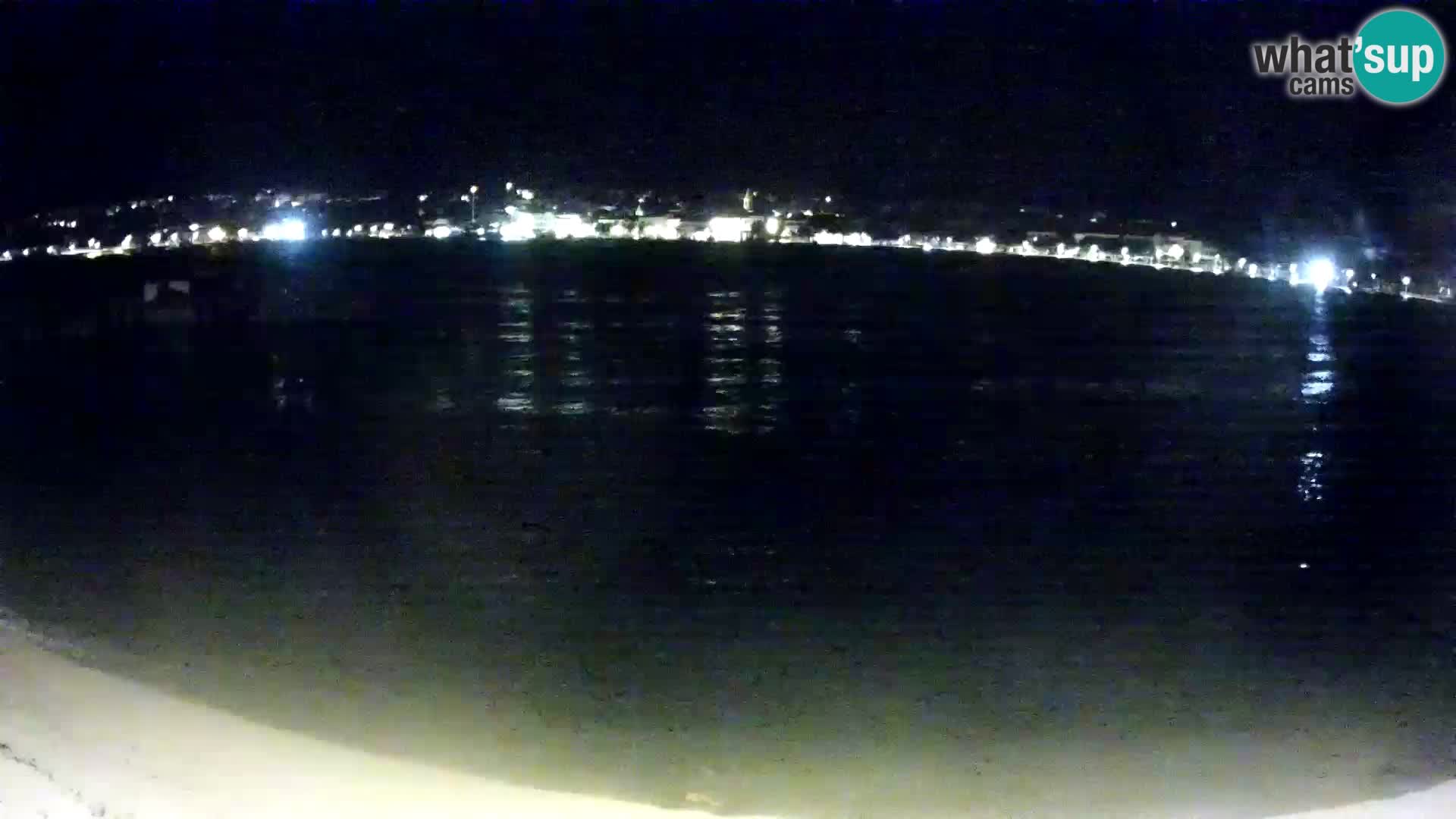 Novalja webcam – spiaggia cittadina