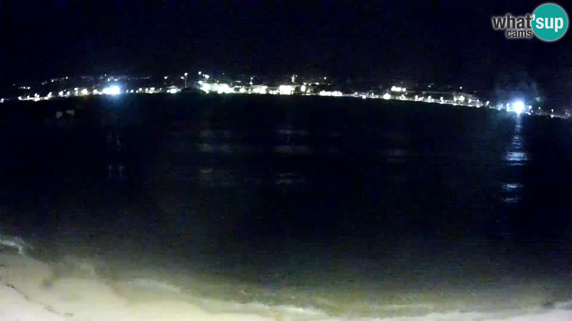 Novalja en vivo – playa de la ciudad