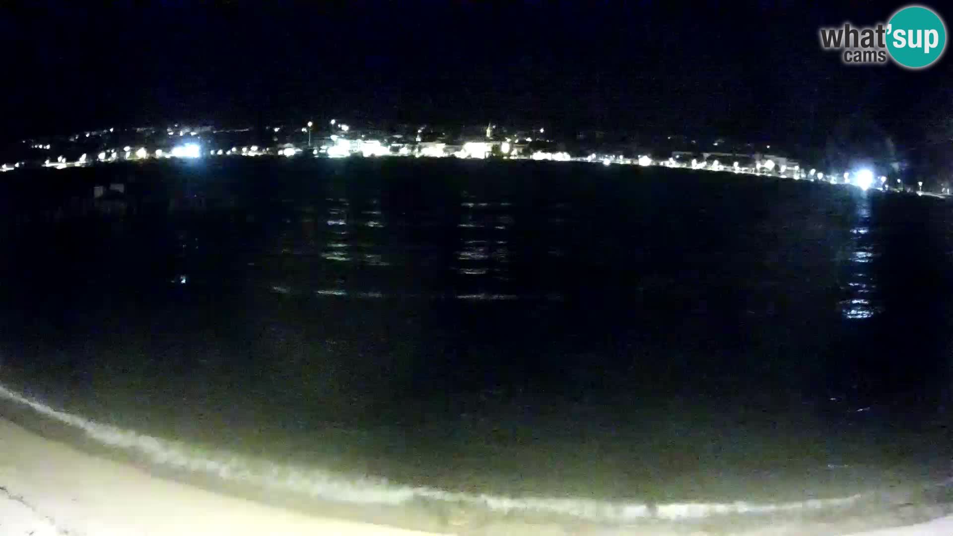 Novalja en vivo – playa de la ciudad