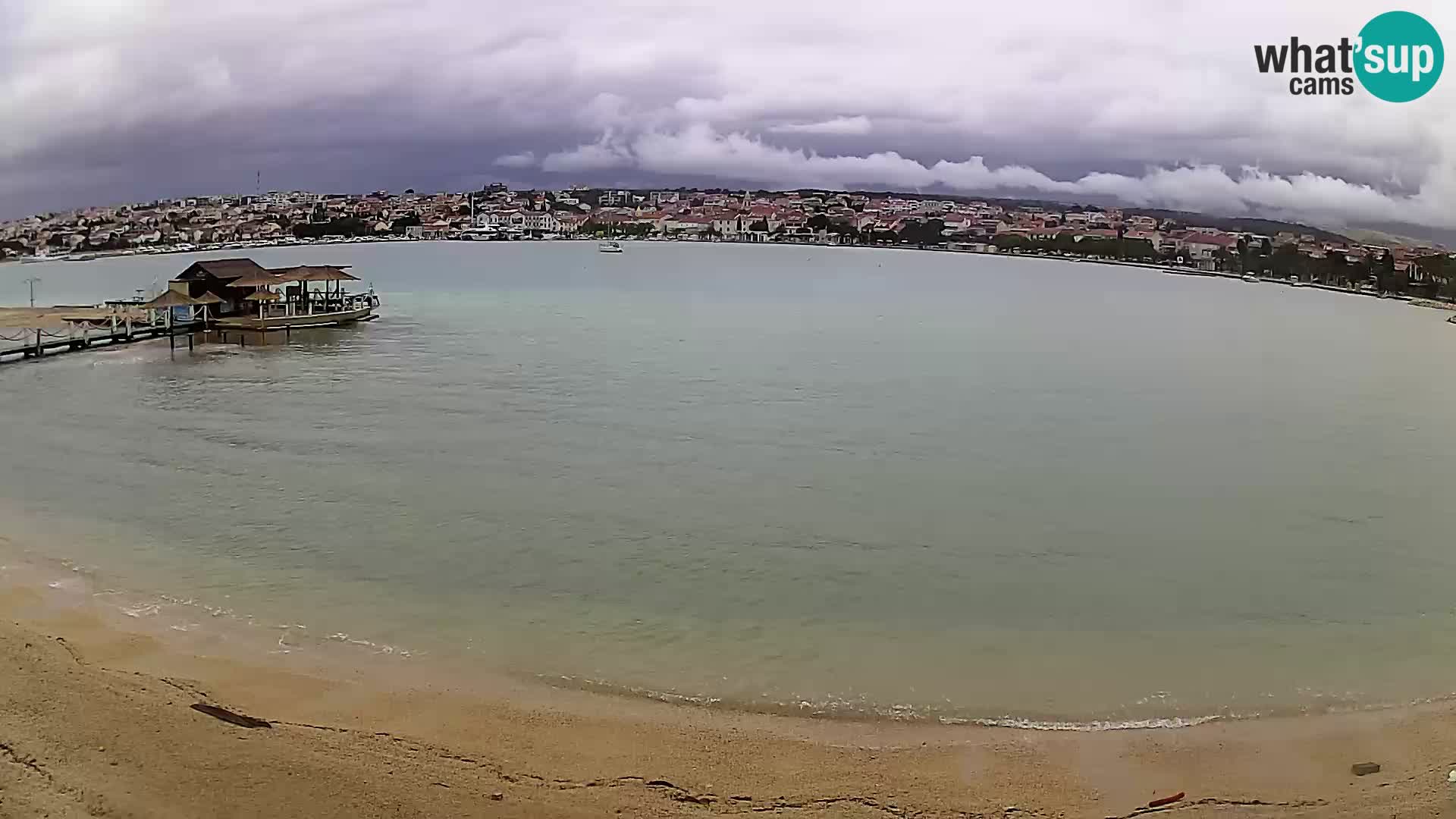 Novalja Kamera v živo – mestna plaža