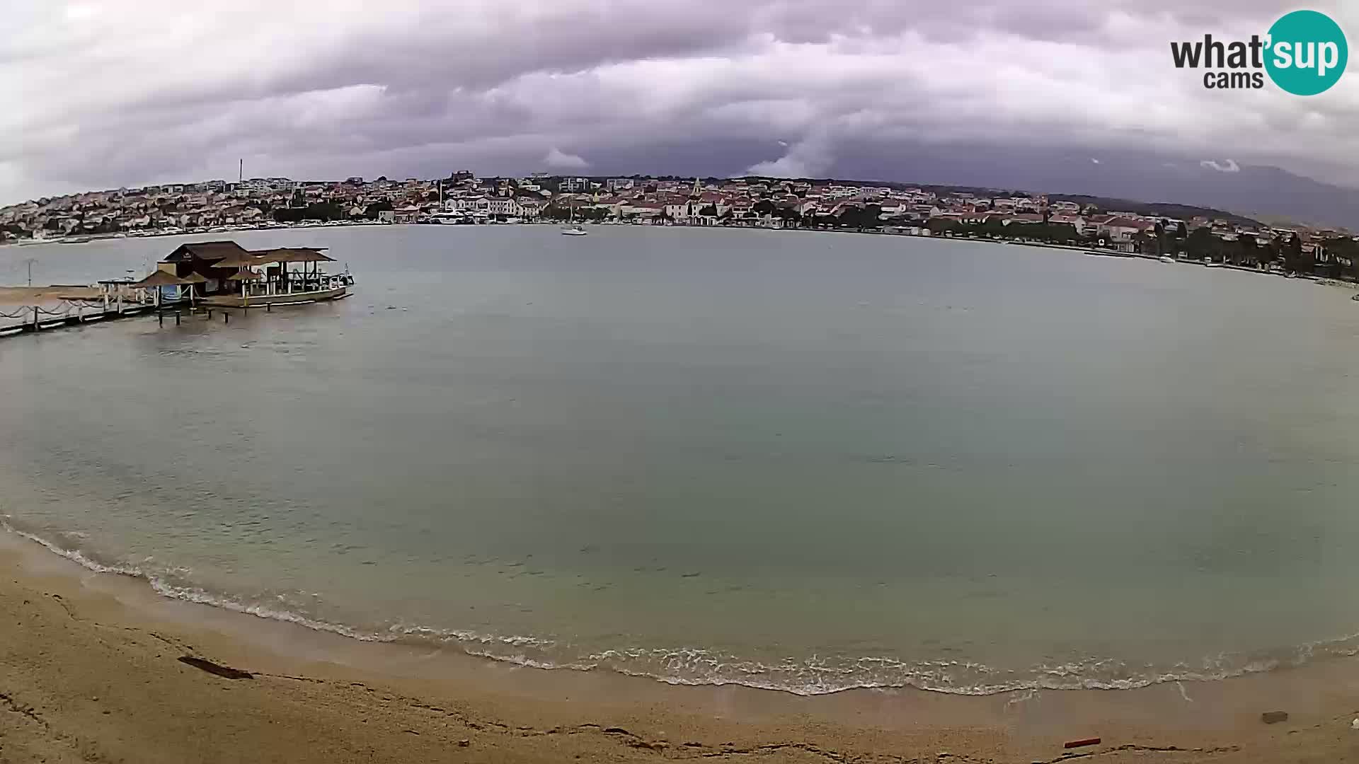 Novalja en vivo – playa de la ciudad