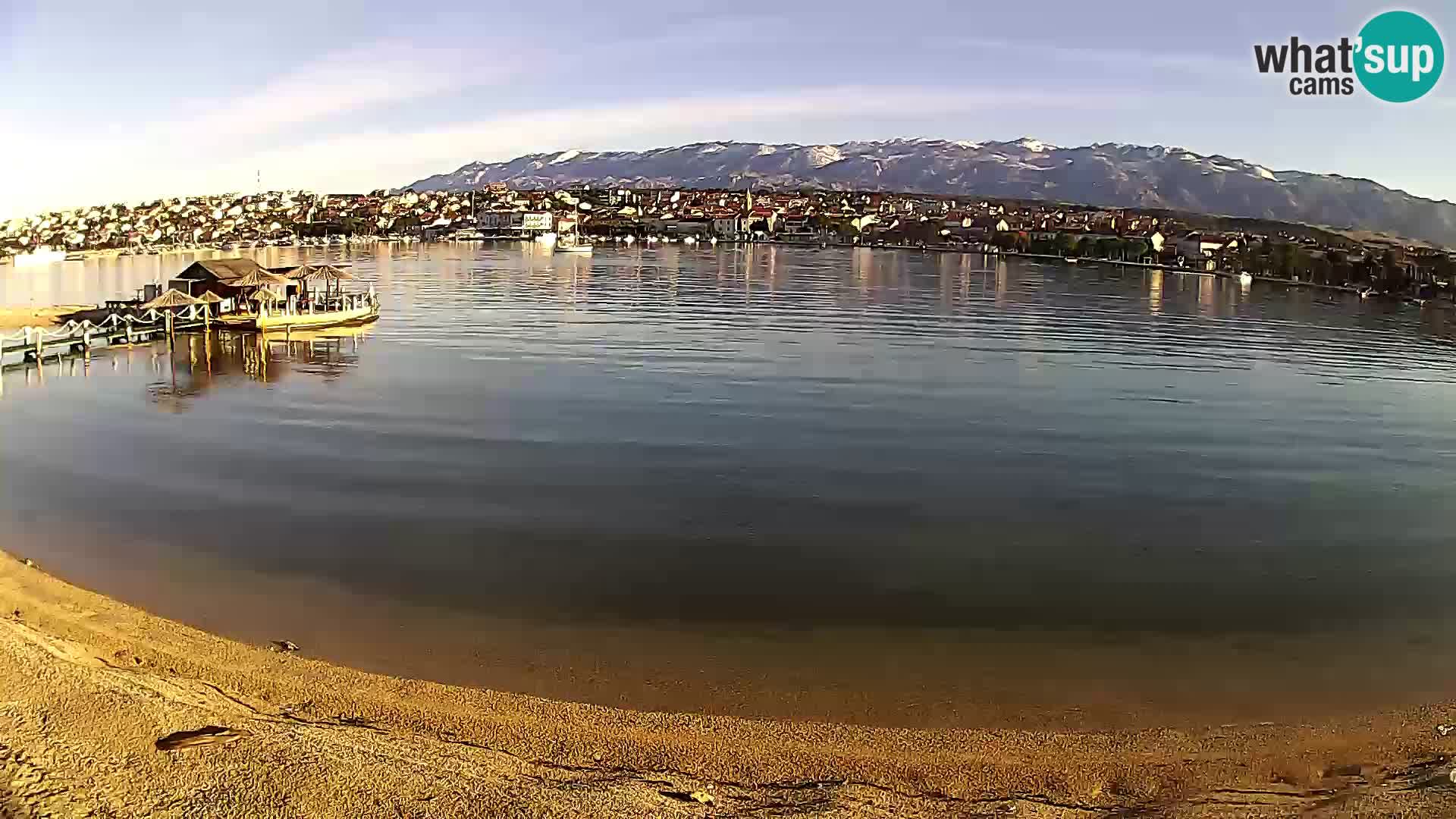 Novalja Kamera u živo – gradska plaža