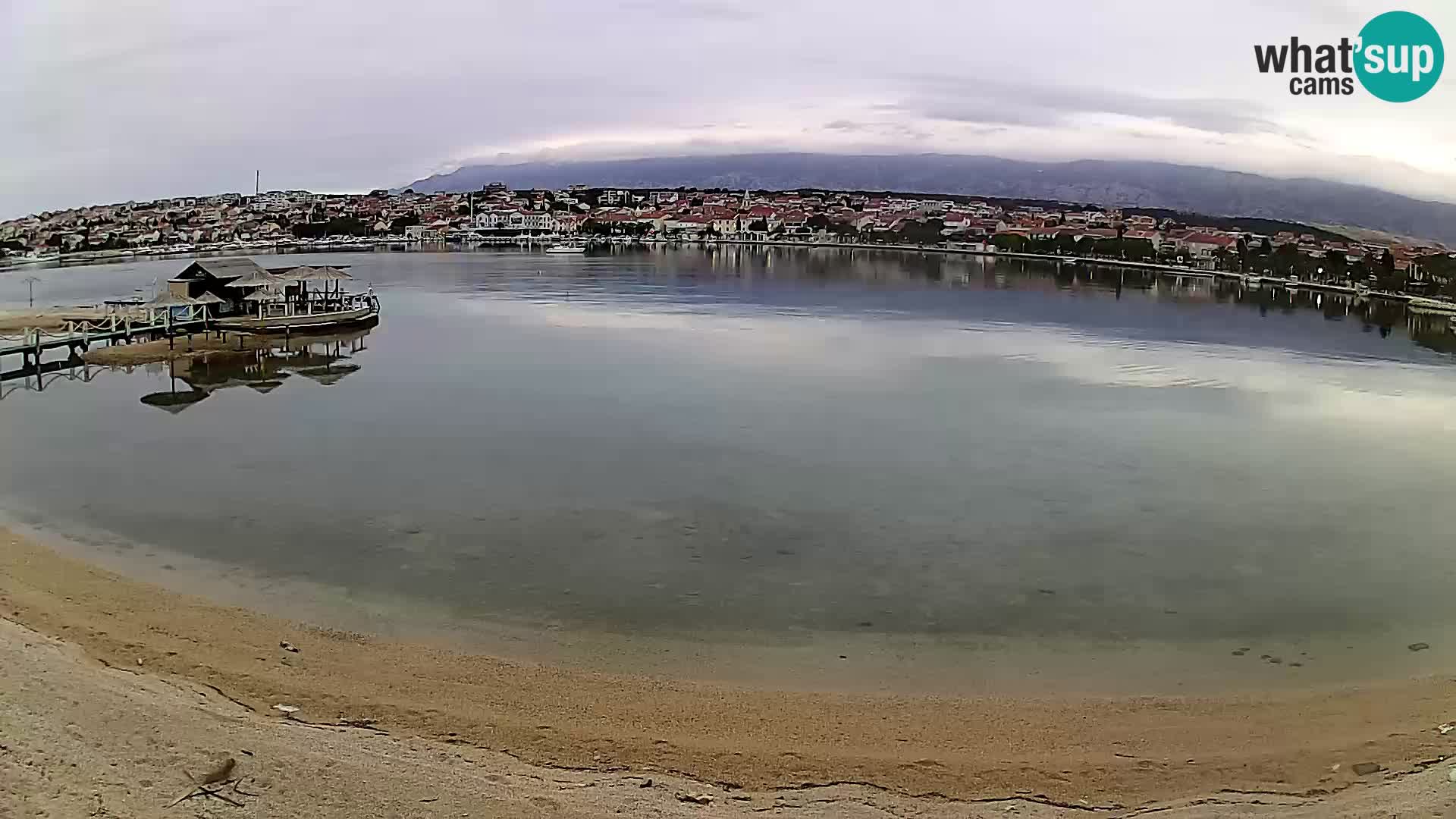 Novalja webcam – spiaggia cittadina