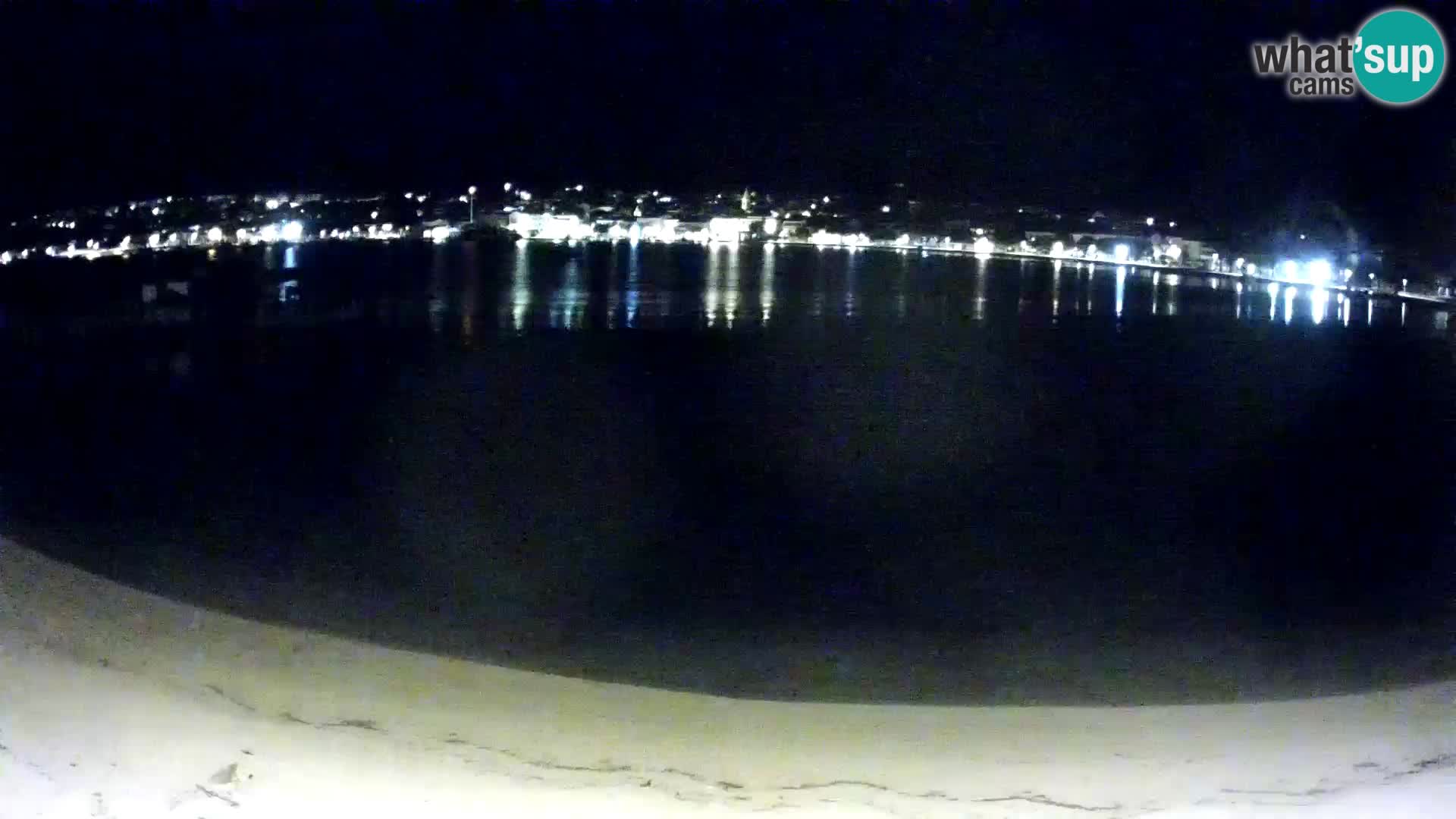 Novalja webcam – spiaggia cittadina