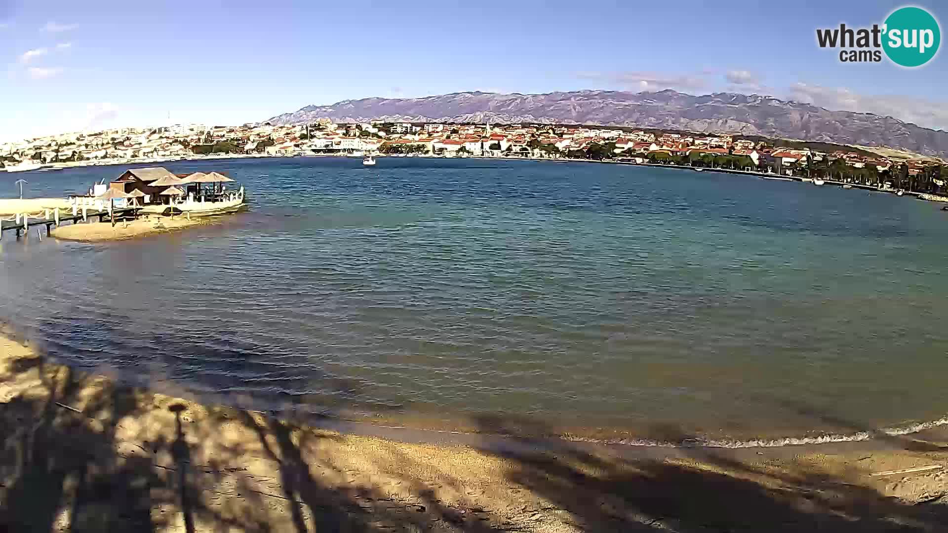 Novalja Kamera v živo – mestna plaža