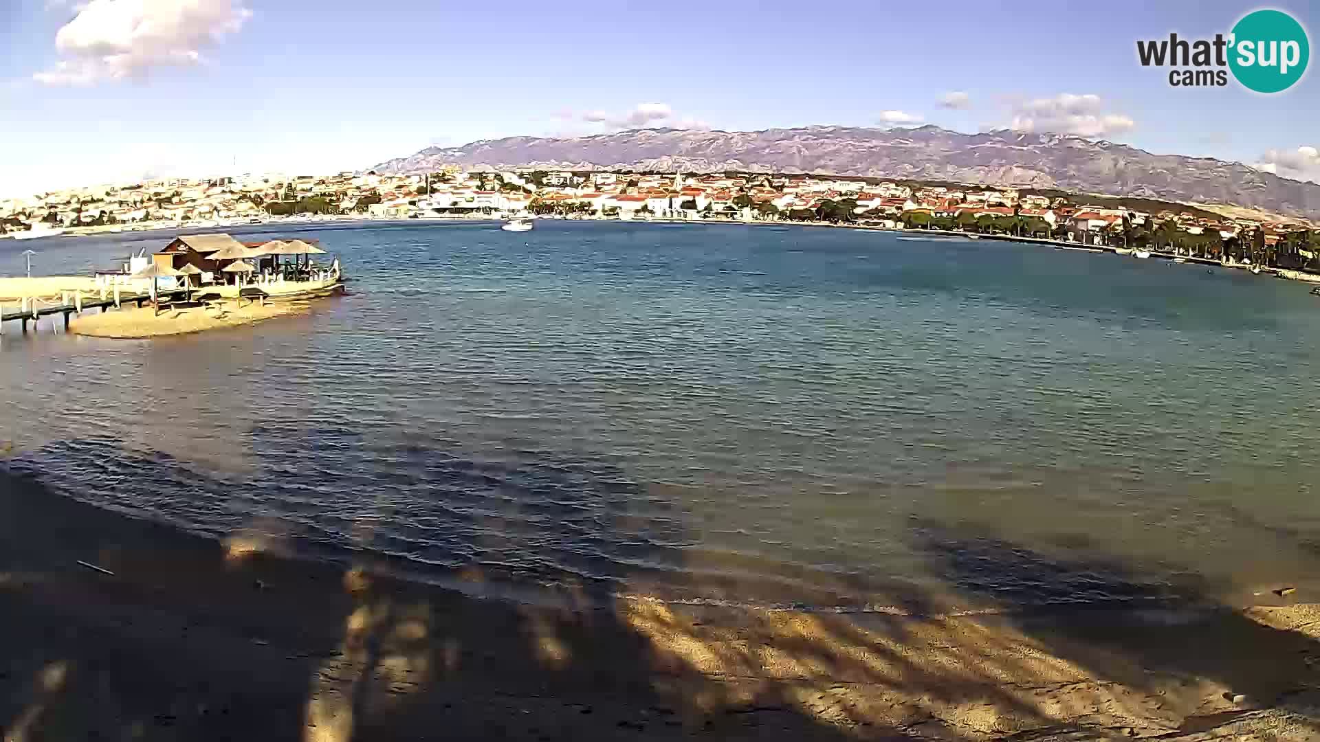 Novalja en vivo – playa de la ciudad