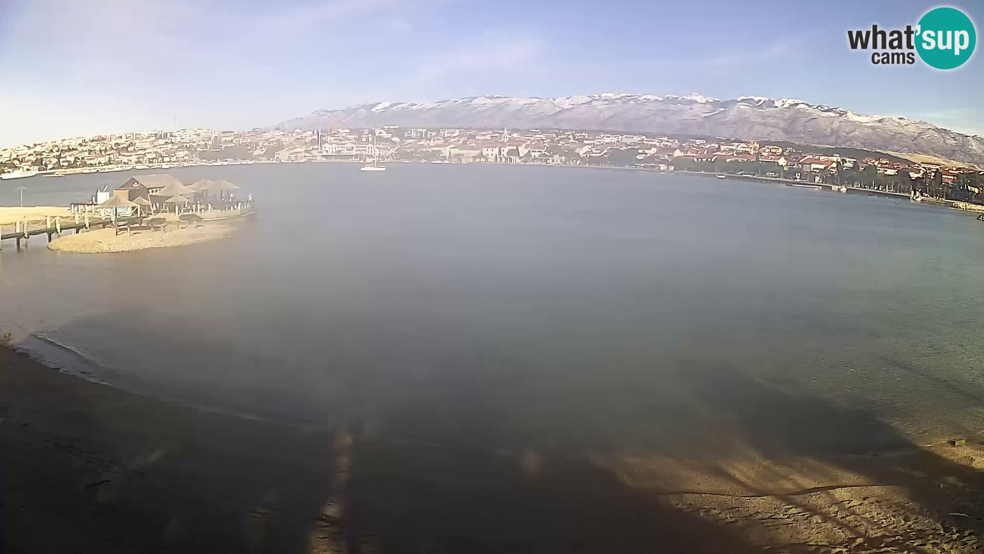 Live webcam Novalja – The Town beach