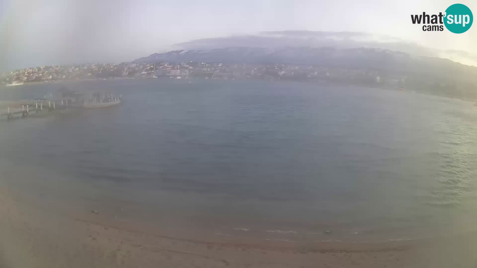 Novalja webcam – spiaggia cittadina