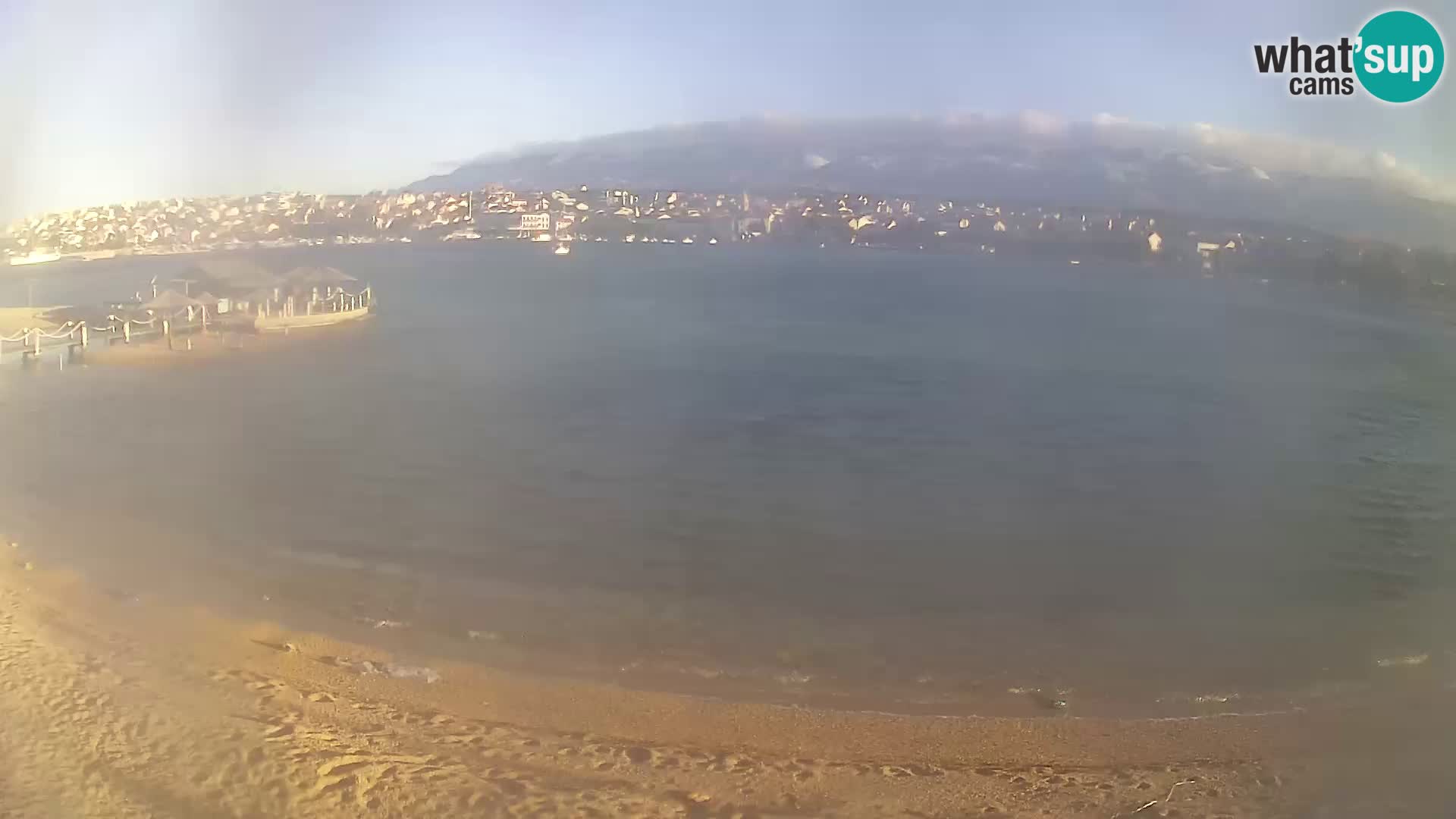 Novalja webcam – spiaggia cittadina