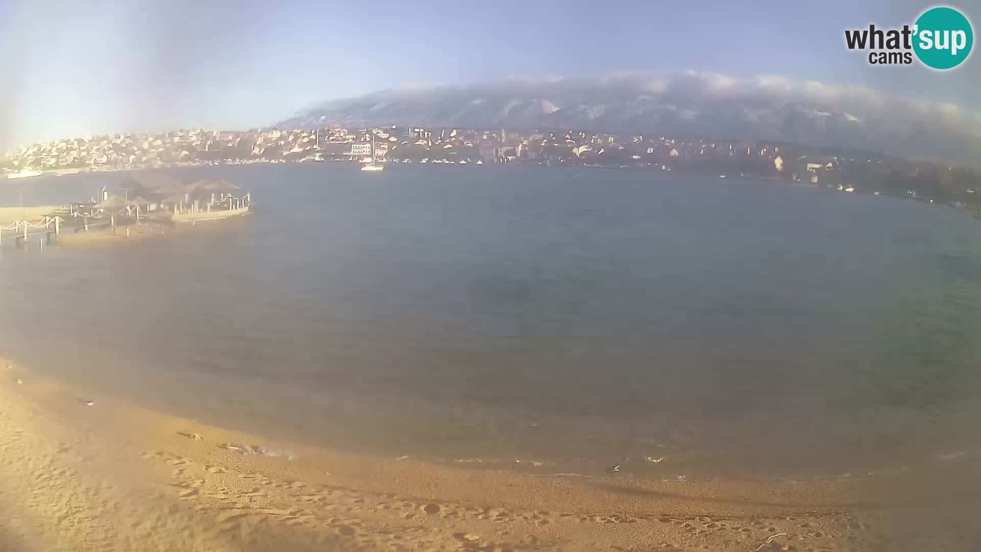 Novalja livecam – plage de la ville