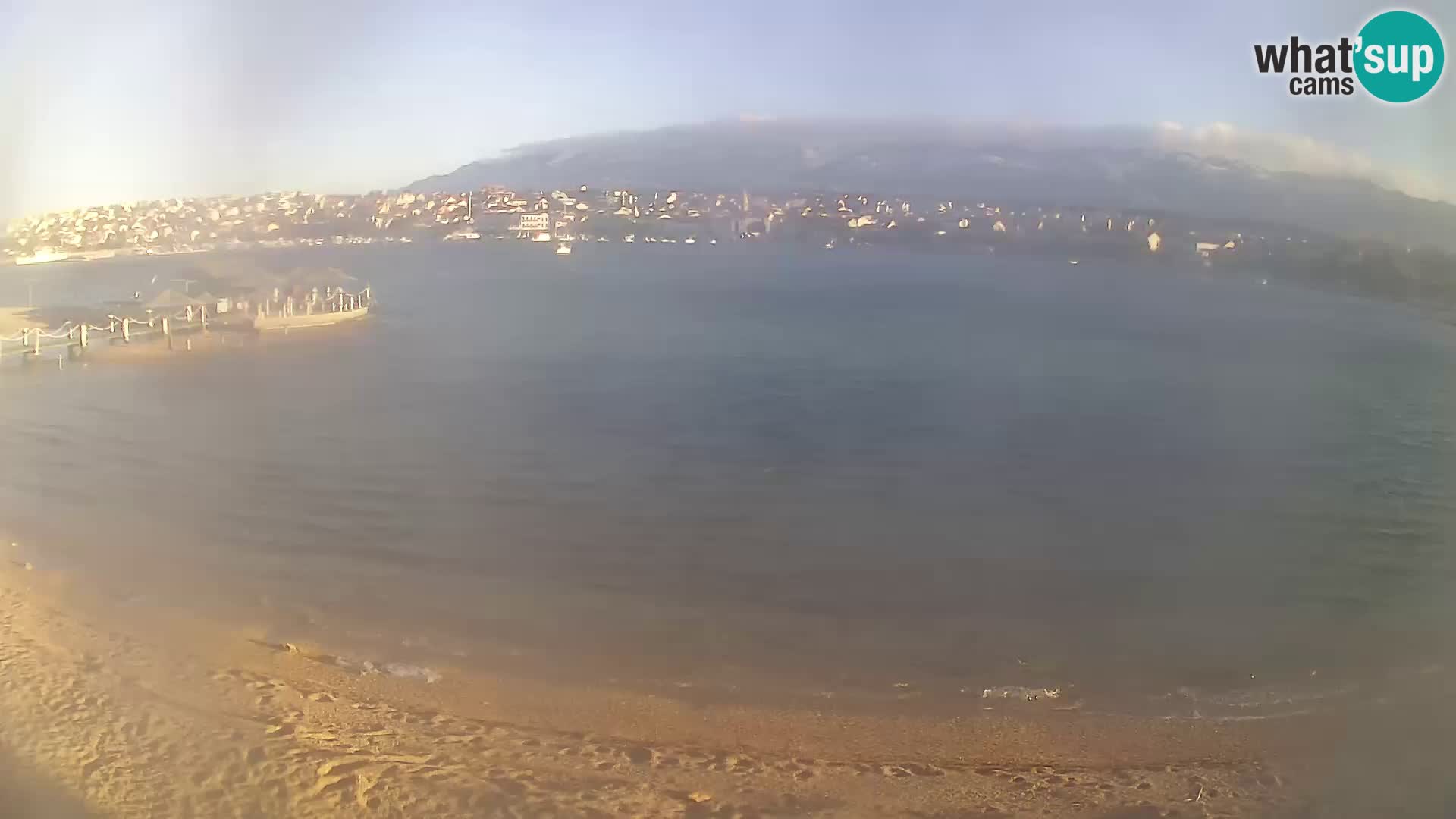 Novalja webcam – spiaggia cittadina