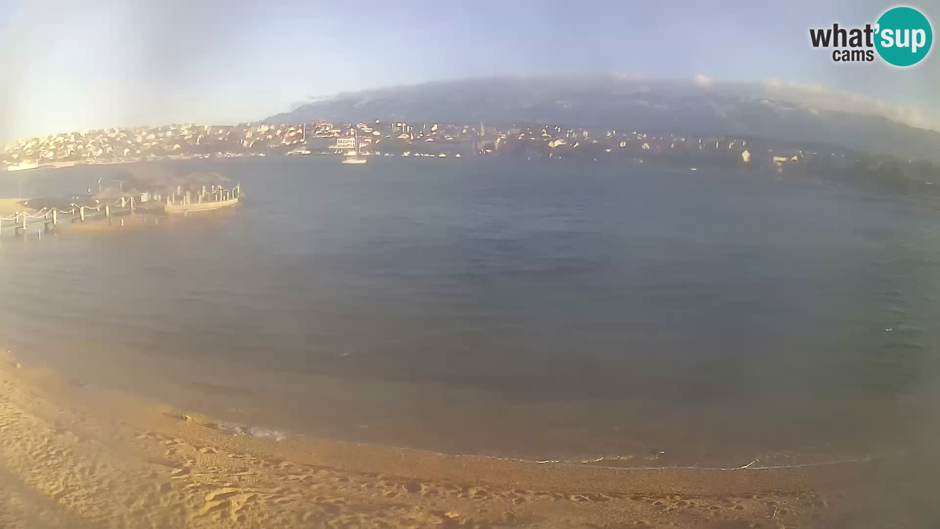 Novalja webcam – spiaggia cittadina