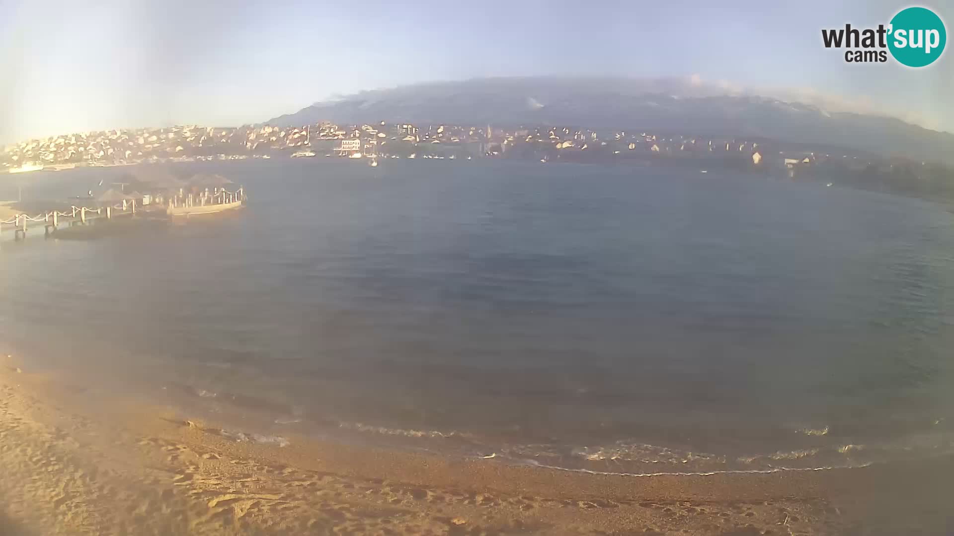 Live webcam Novalja – The Town beach