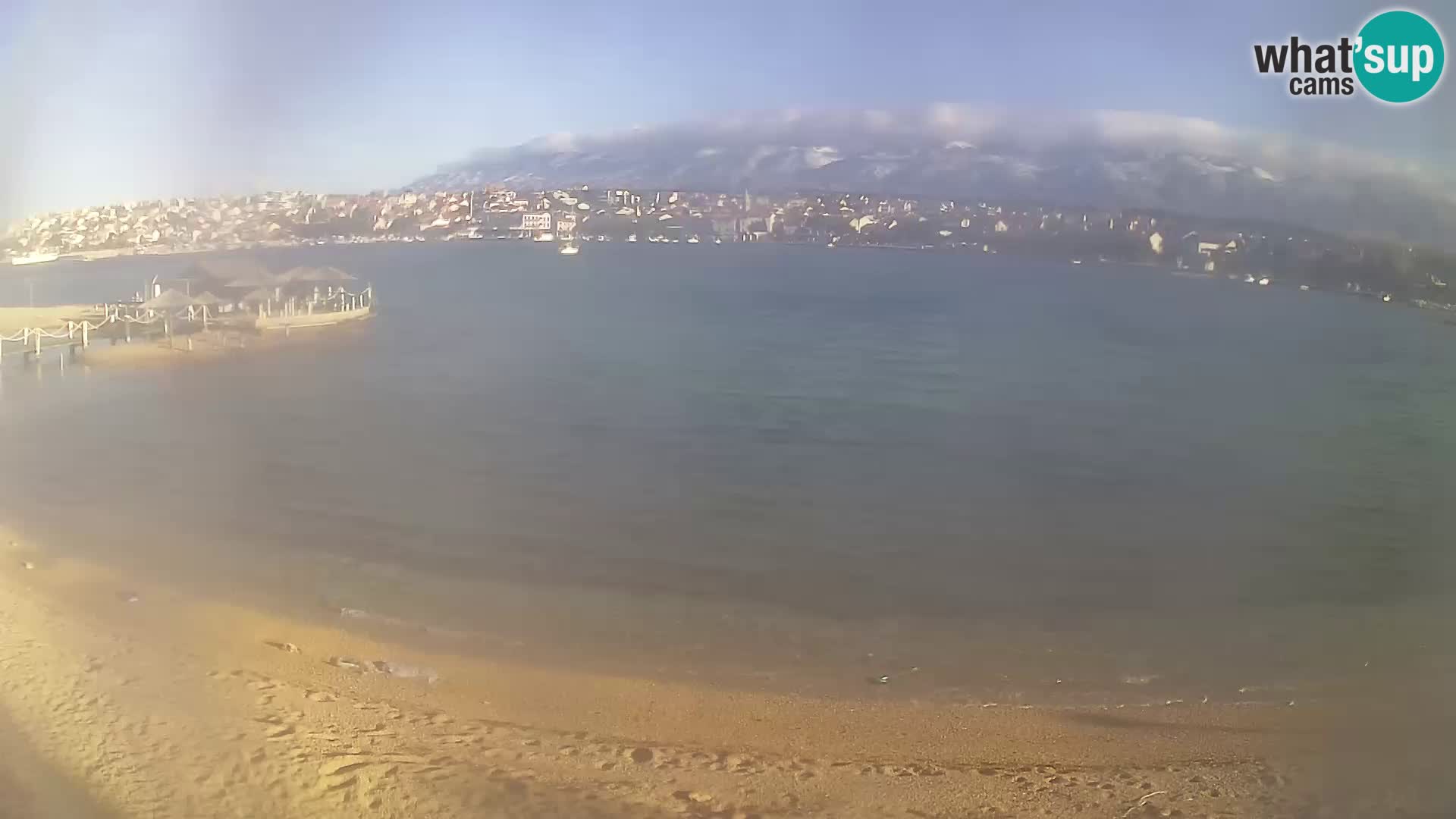 Live webcam Novalja – The Town beach