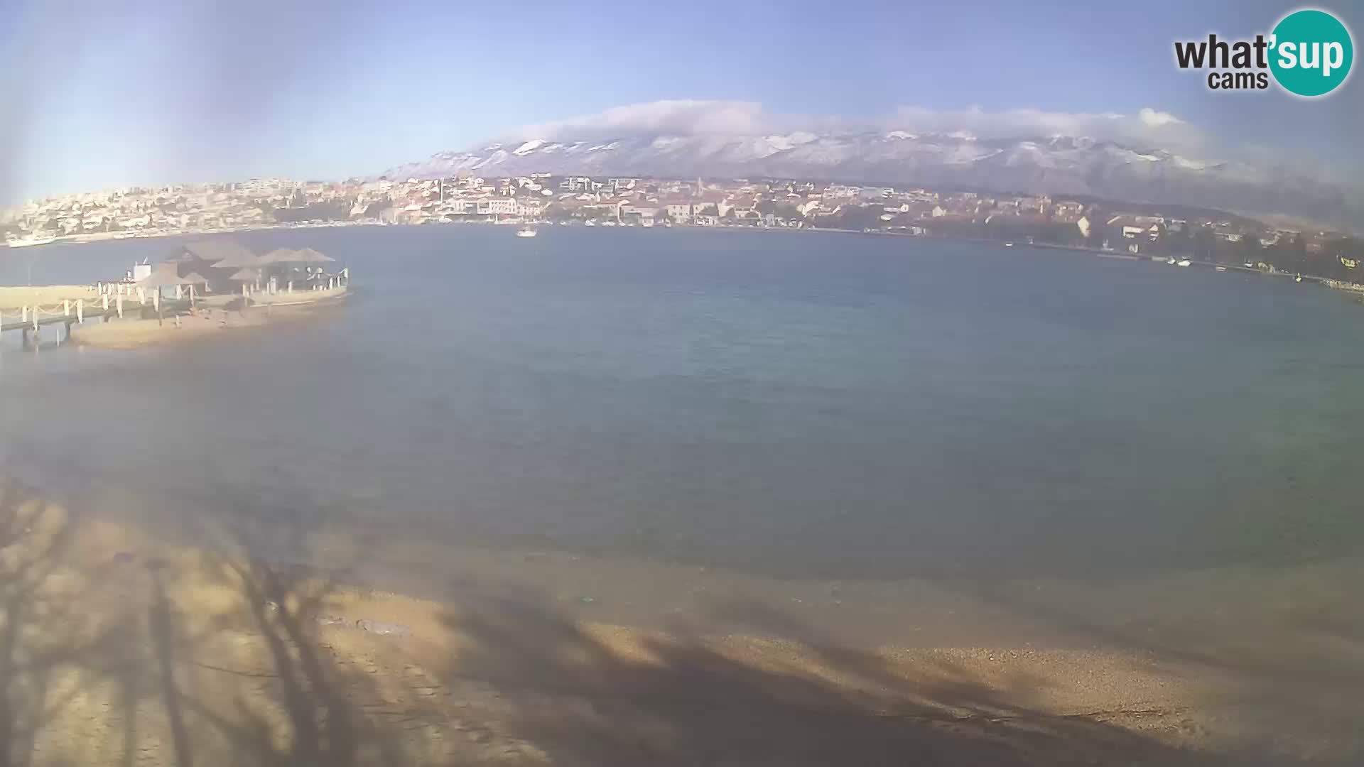 Novalja livecam – plage de la ville