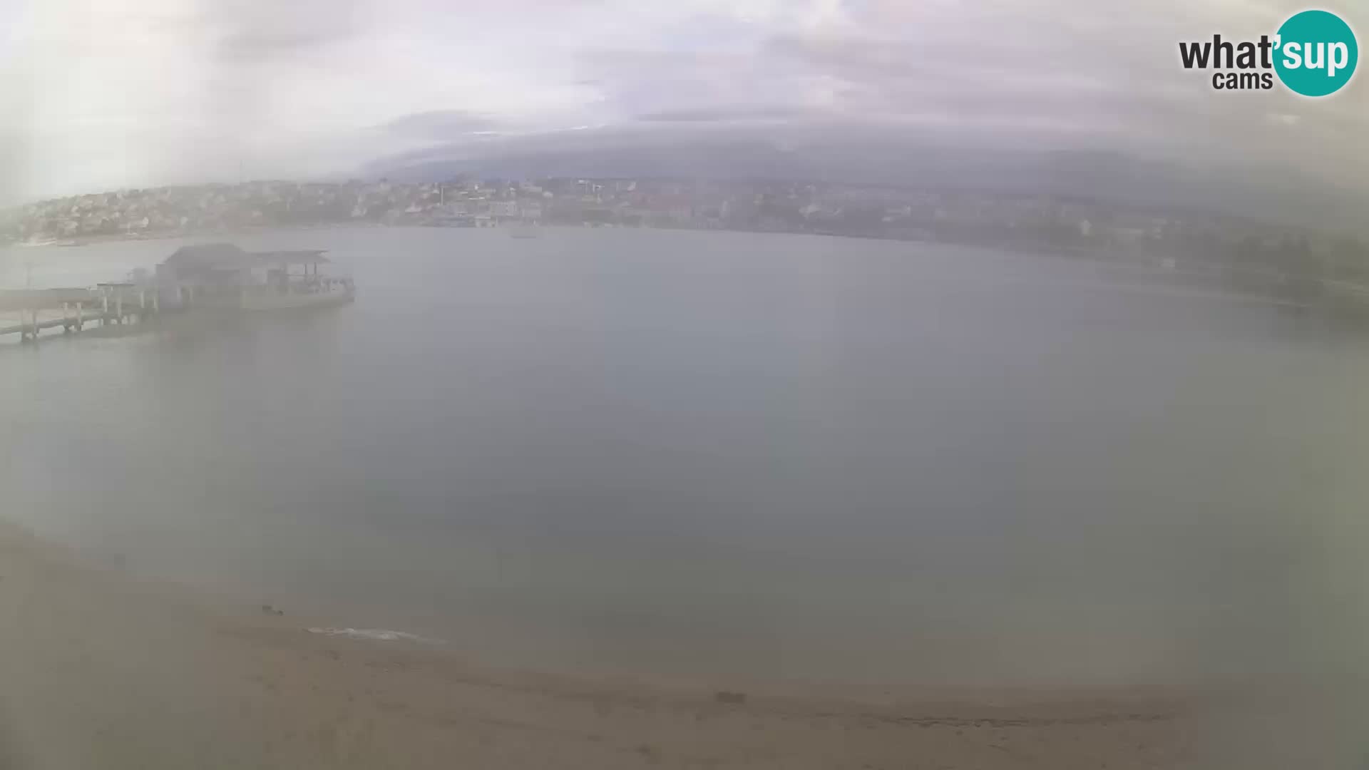 Novalja livecam – plage de la ville