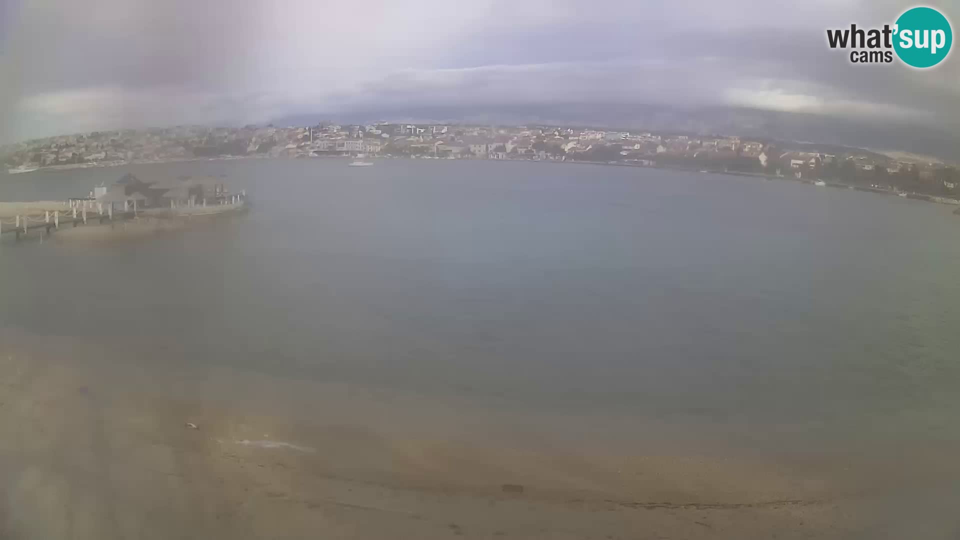 Novalja livecam – plage de la ville