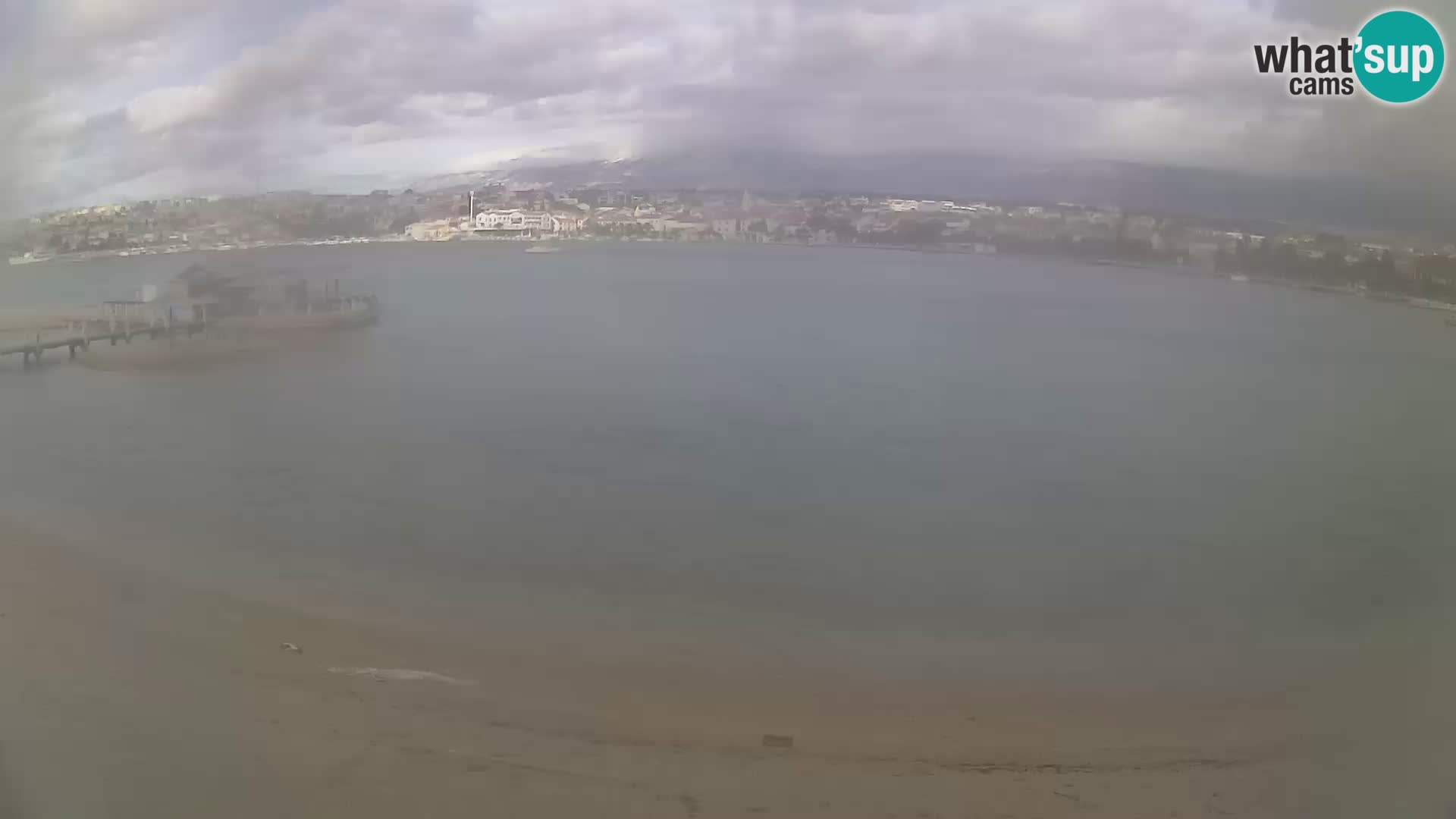 Live webcam Novalja – The Town beach