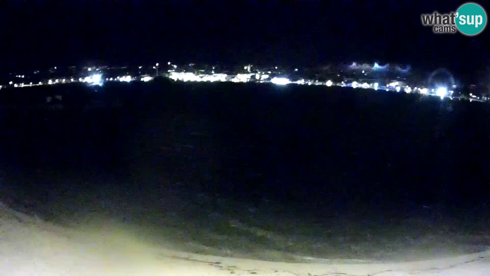 Novalja livecam – plage de la ville