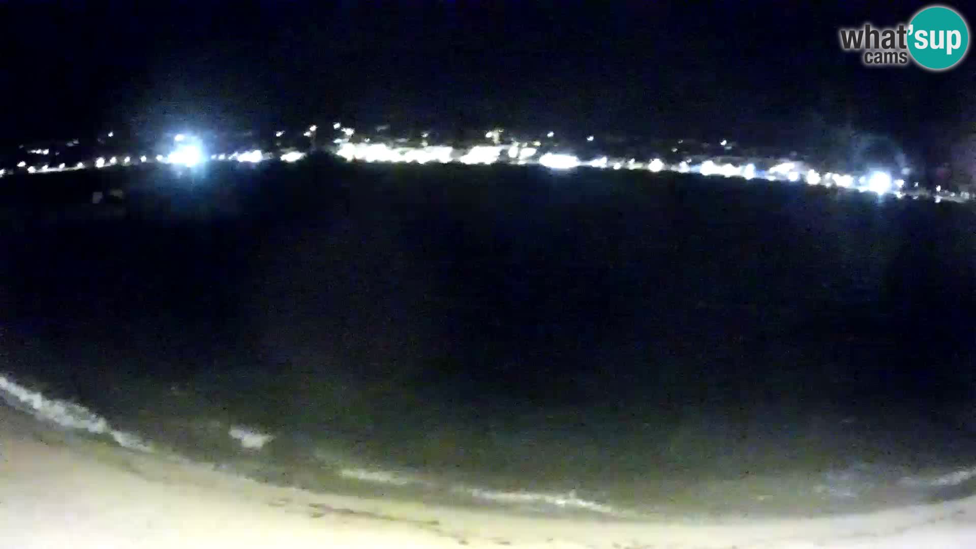 Novalja livecam – plage de la ville