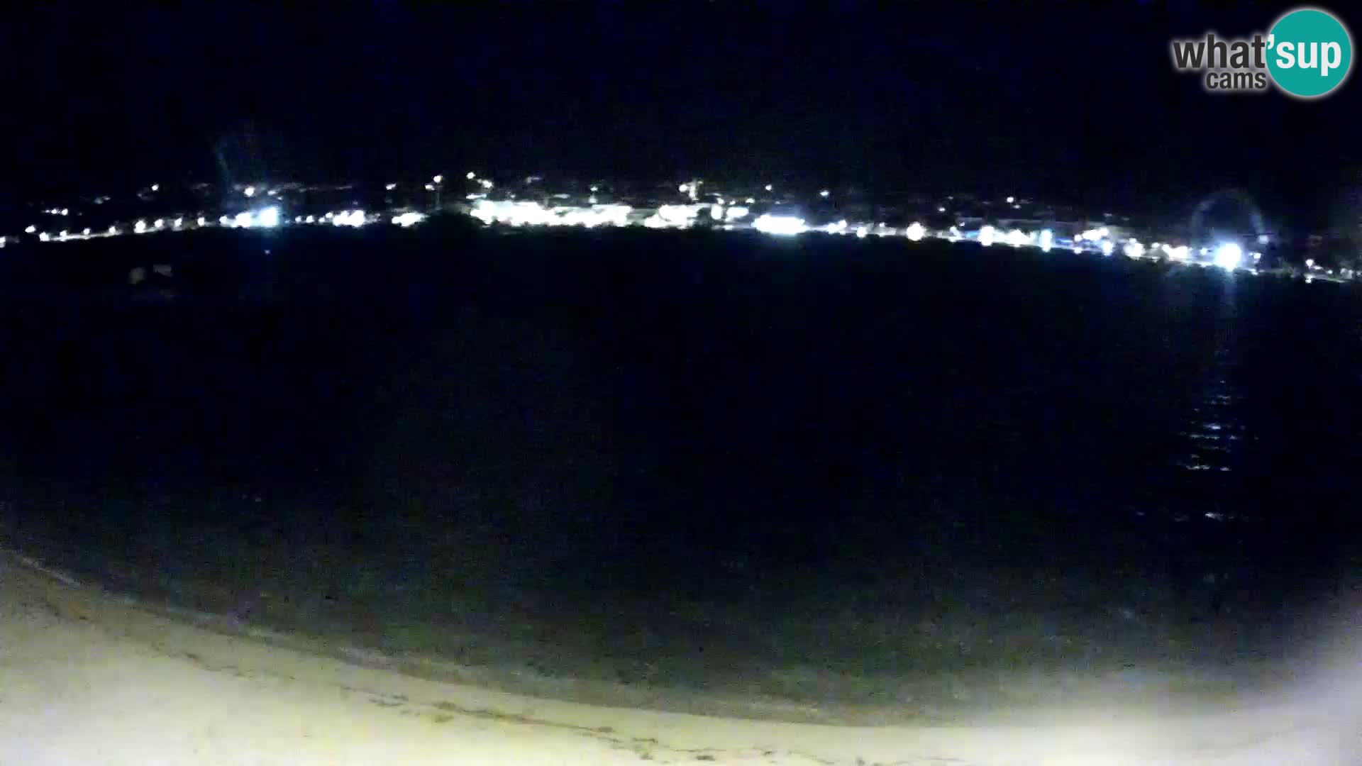 Novalja livecam – plage de la ville